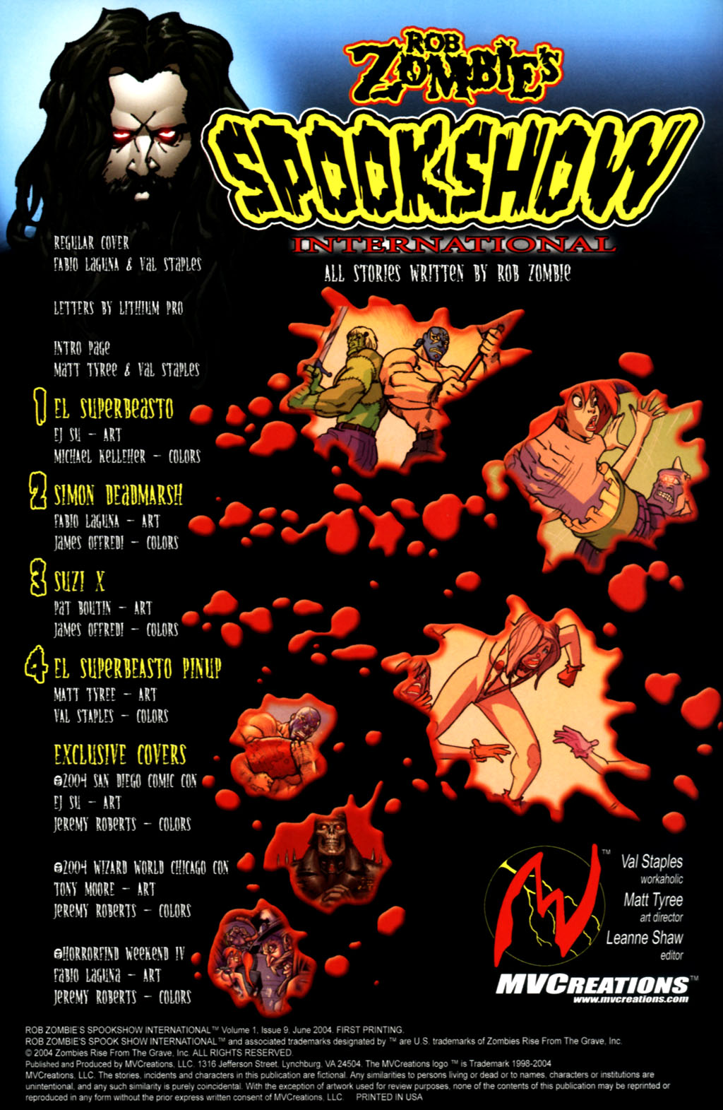 Read online Rob Zombie's Spookshow International comic -  Issue #9 - 2