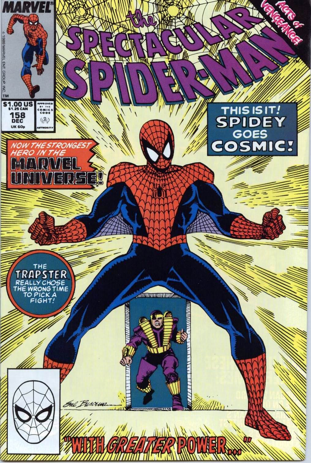 Read online The Spectacular Spider-Man (1976) comic -  Issue #158 - 1