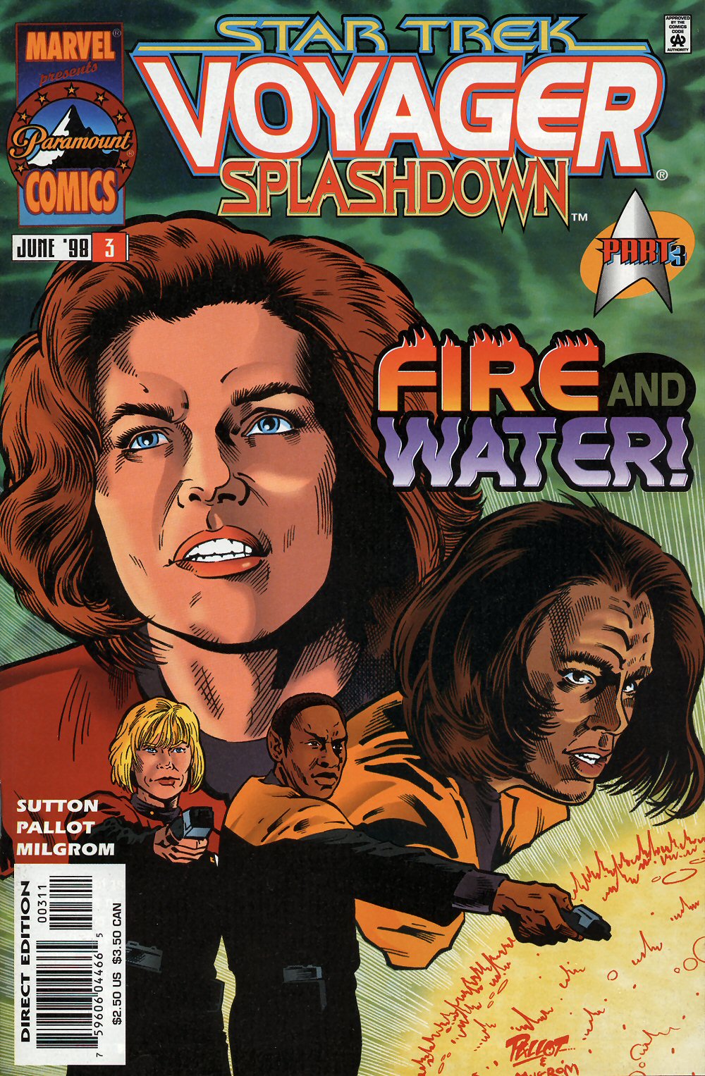Read online Star Trek: Voyager--Splashdown comic -  Issue #3 - 1