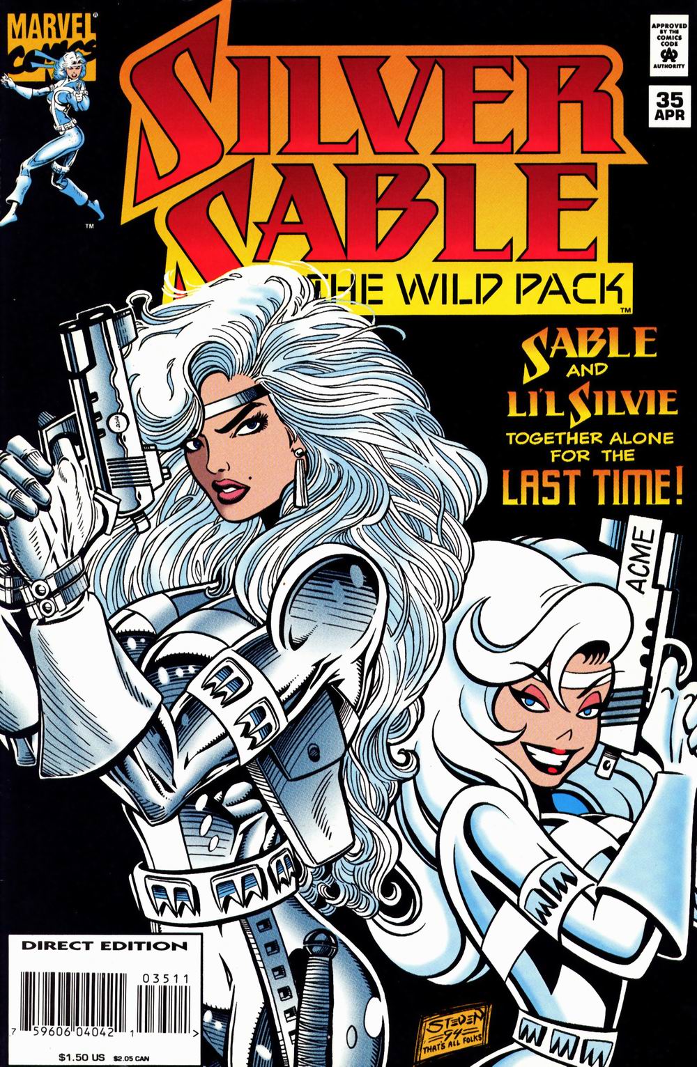 Read online Silver Sable and the Wild Pack comic -  Issue #35 - 1