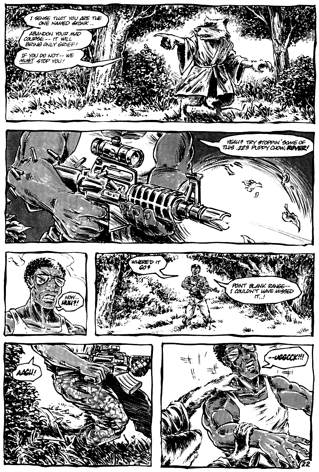 Read online Teenage Mutant Ninja Turtles (1984) comic -  Issue #12 - 22
