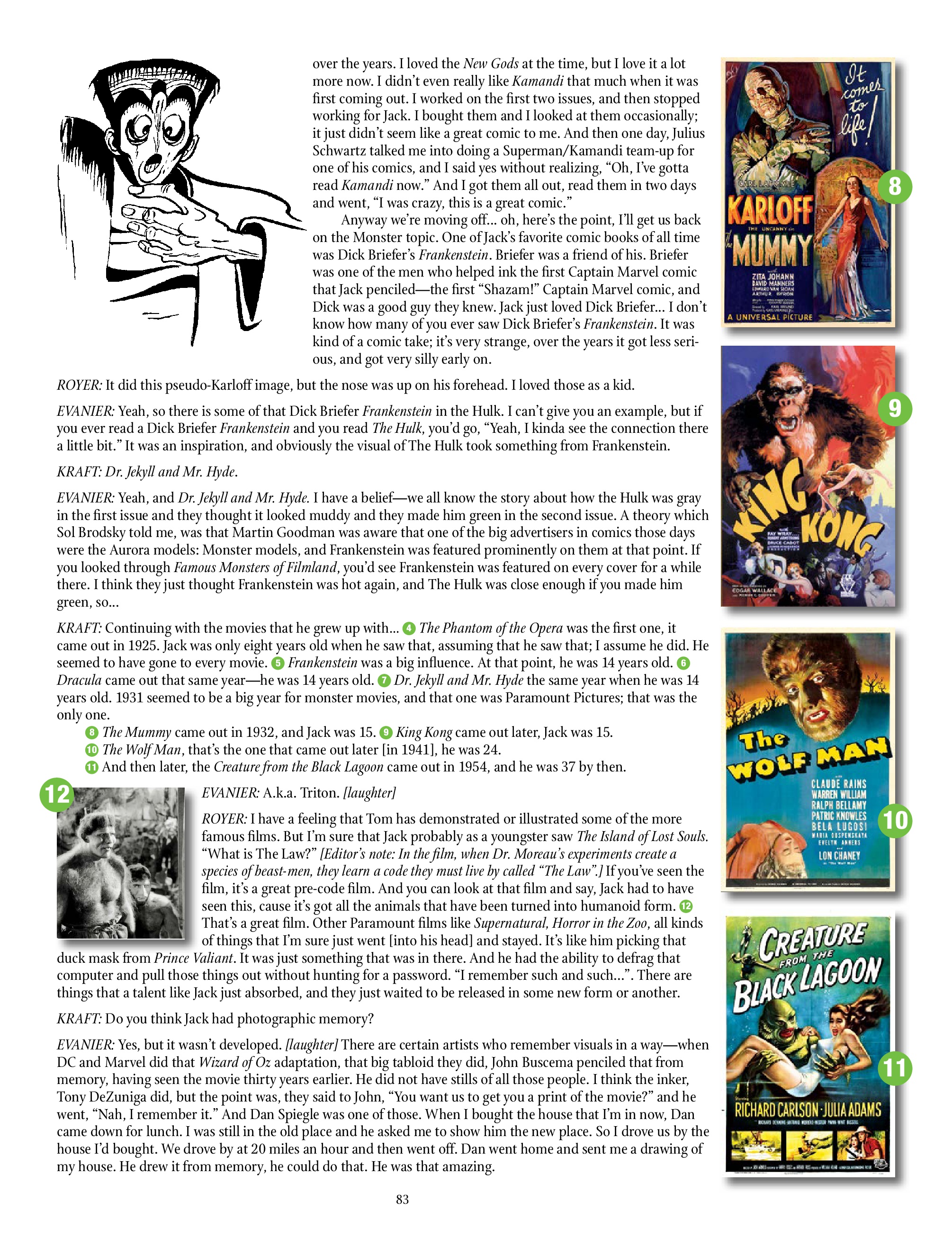 Read online The Jack Kirby Collector comic -  Issue #77 - 85