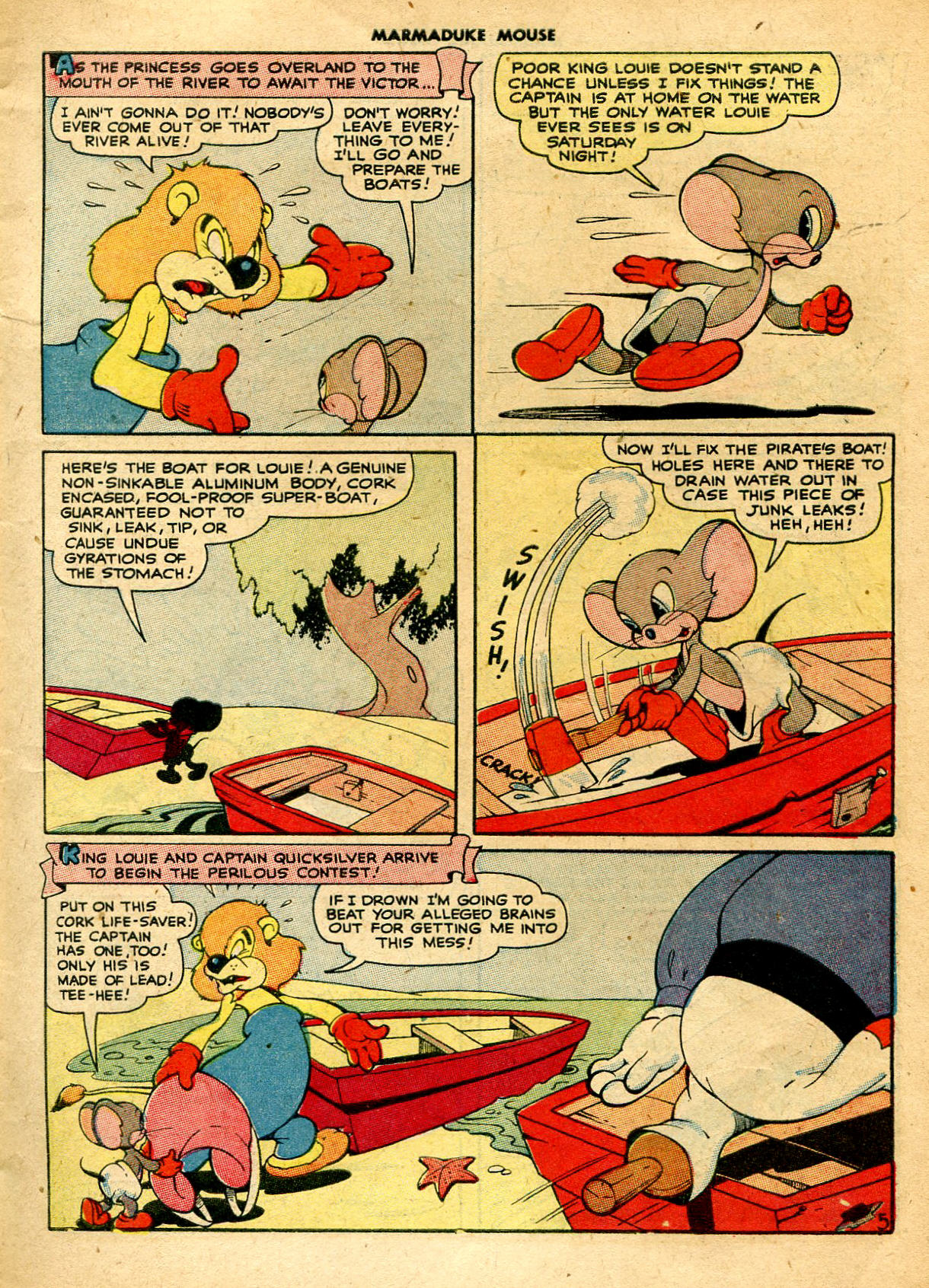 Read online Marmaduke Mouse comic -  Issue #6 - 7