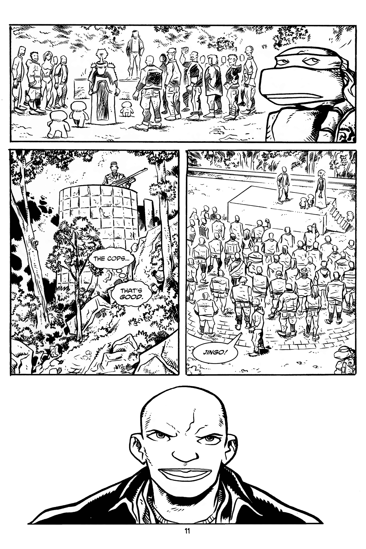 Read online Michelangelo The Third Kind comic -  Issue #4 - 13