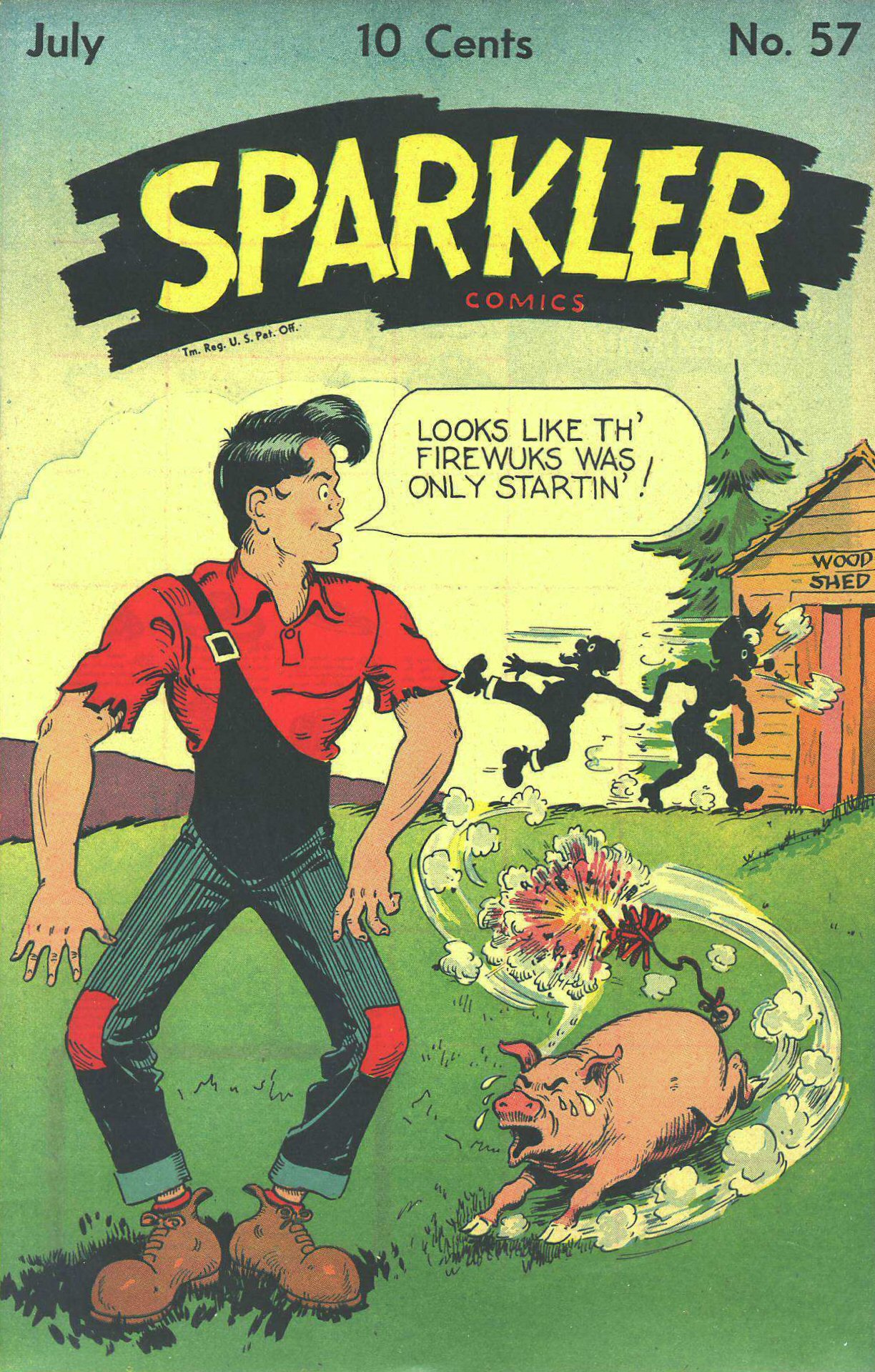 Read online Sparkler Comics comic -  Issue #57 - 1
