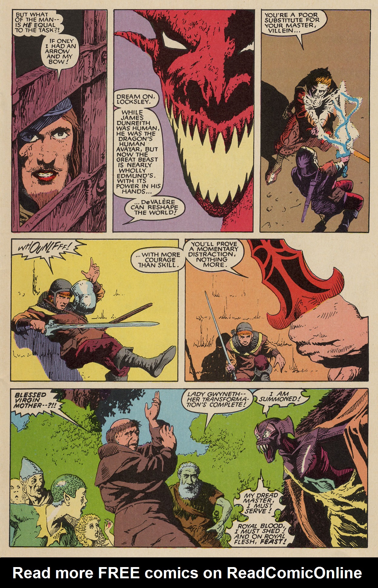 Read online The Black Dragon comic -  Issue #6 - 9