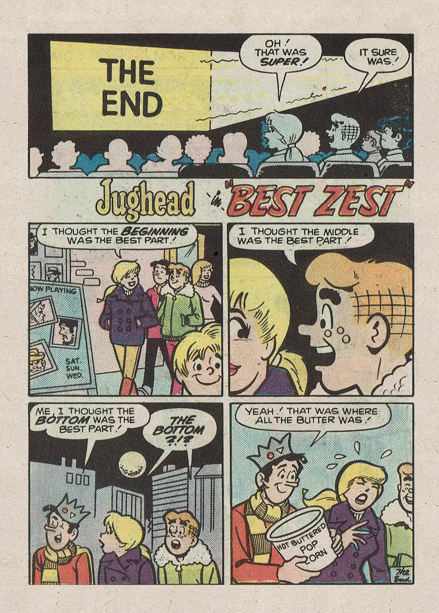Read online Betty and Veronica Digest Magazine comic -  Issue #34 - 122