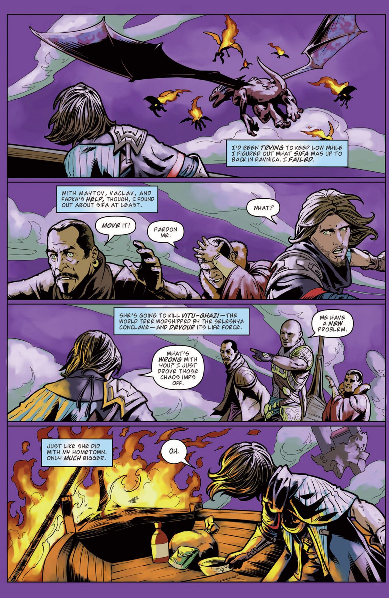 Read online Magic: The Gathering--Path of Vengeance comic -  Issue #3 - 5