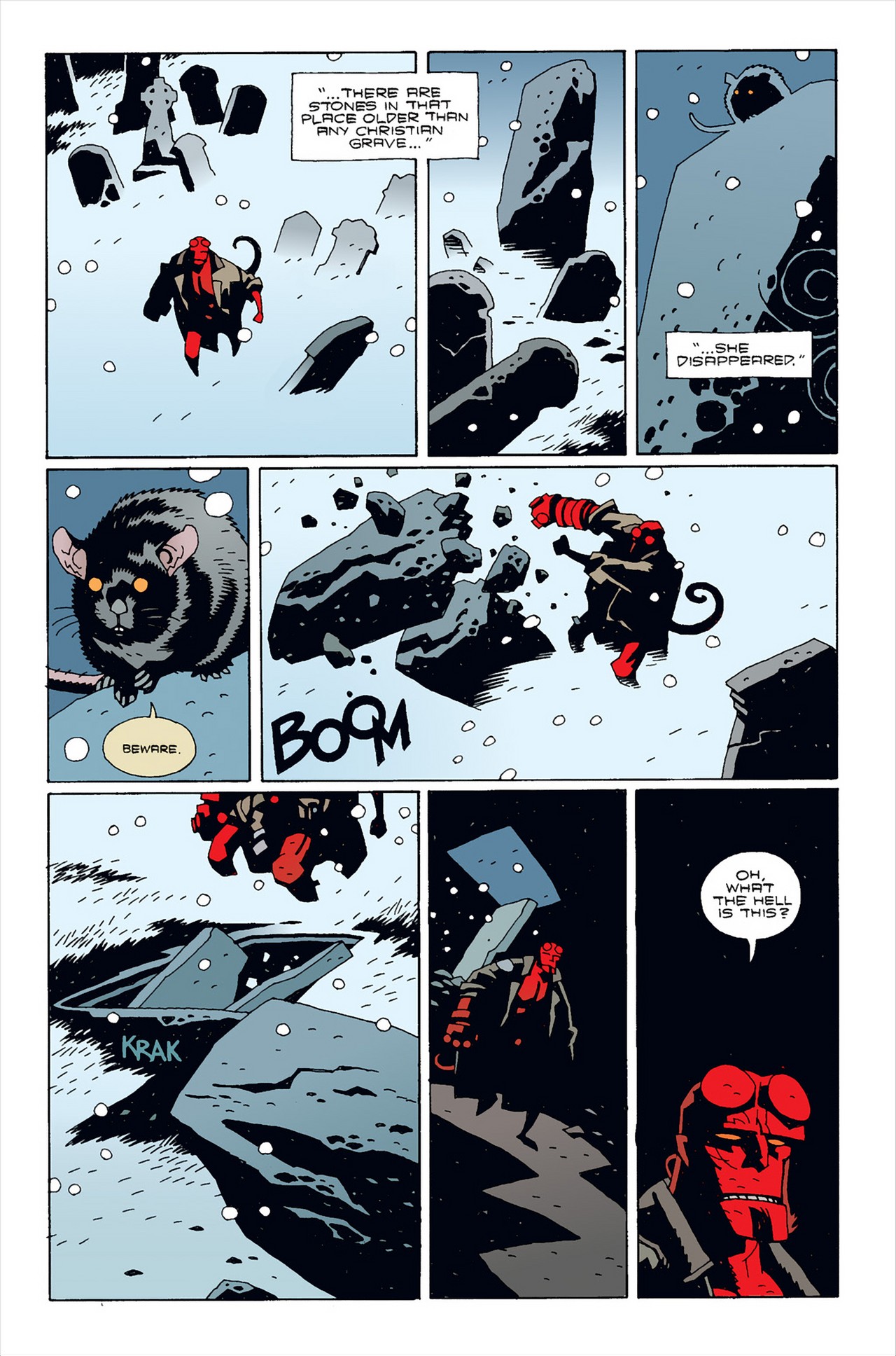 Read online Hellboy Christmas Underground comic -  Issue # Full - 7