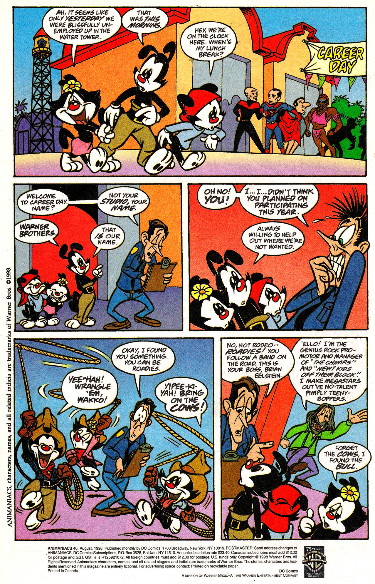Read online Animaniacs comic -  Issue #40 - 3