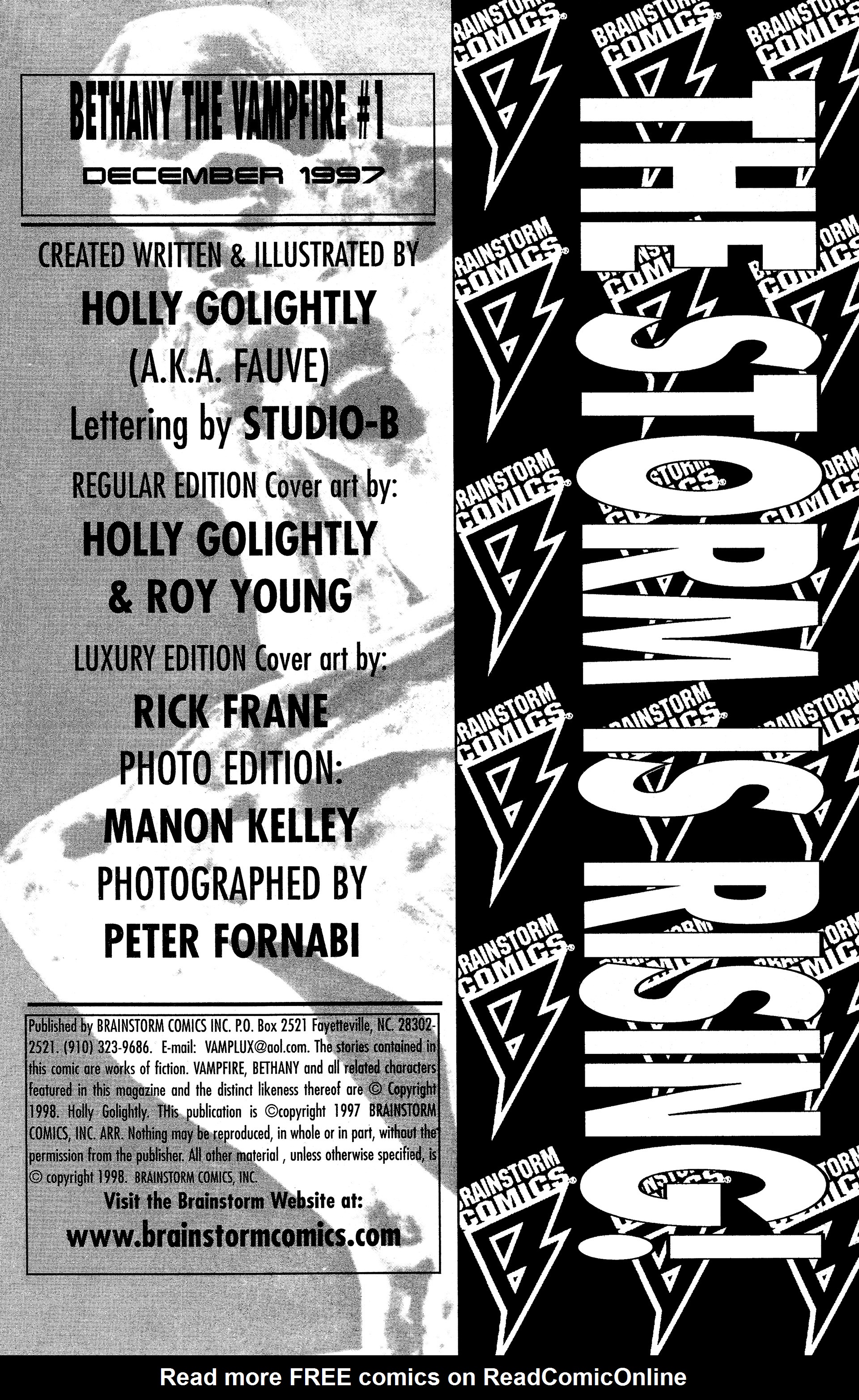 Read online Bethany the Vampfire comic -  Issue #1 - 3