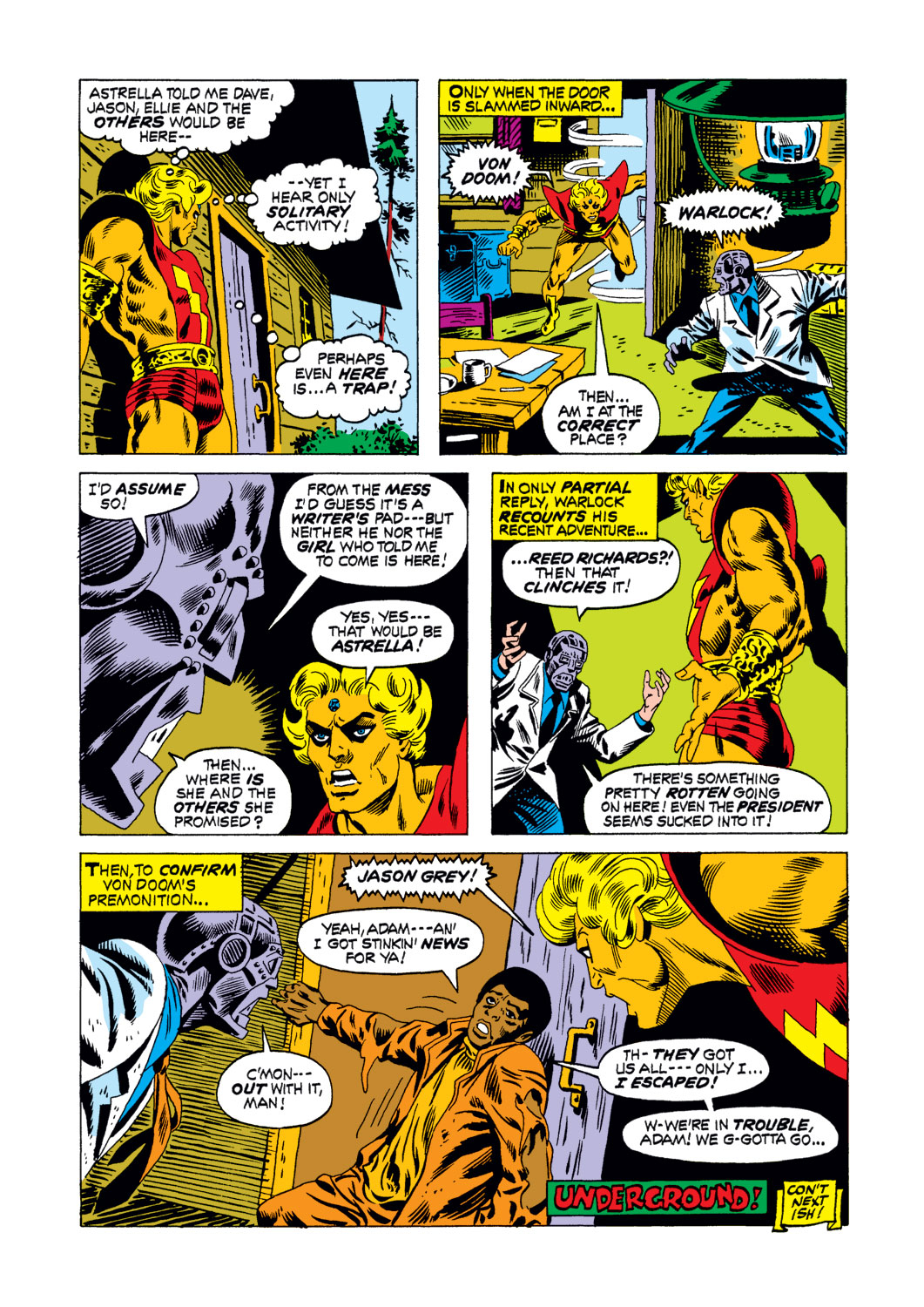 Read online Warlock (1972) comic -  Issue #6 - 21