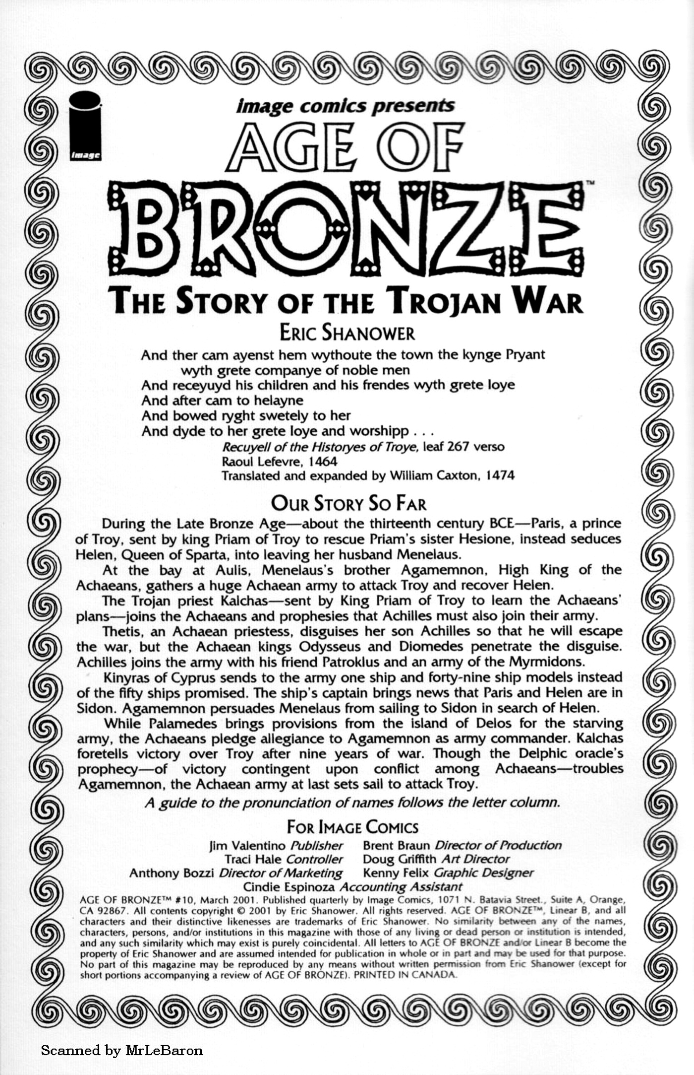 Read online Age of Bronze comic -  Issue #10 - 2