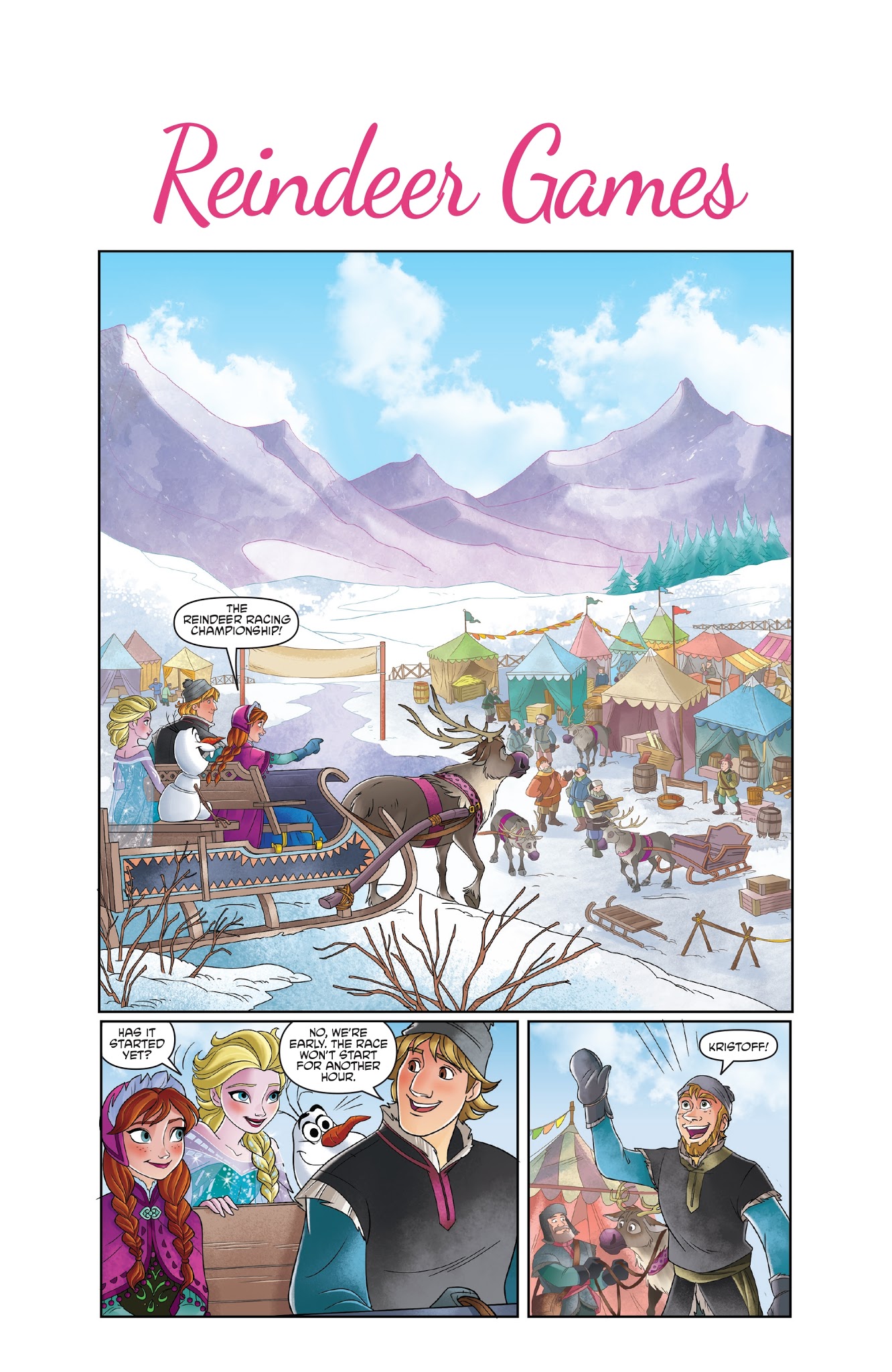 Read online Disney Frozen comic -  Issue #8 - 9