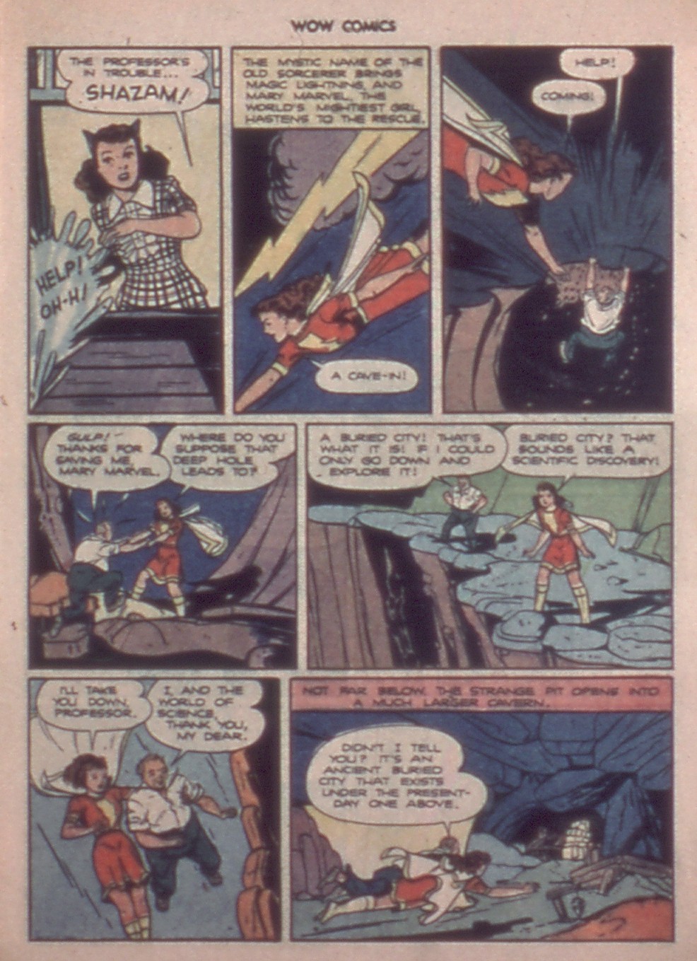Read online Wow Comics comic -  Issue #36 - 5