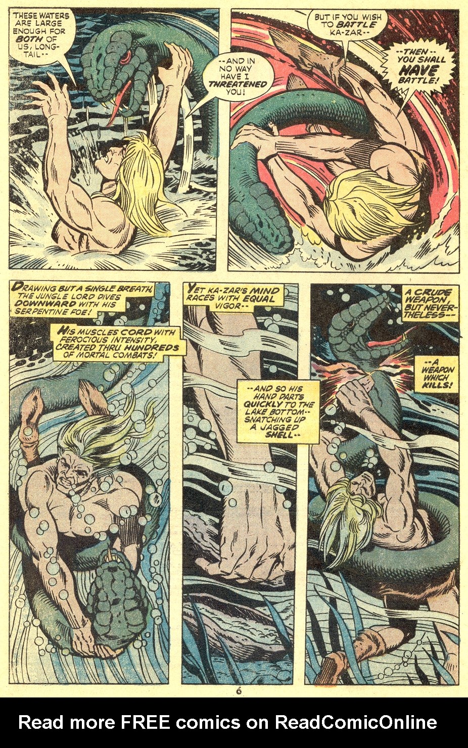 Read online Ka-Zar comic -  Issue #1 - 5