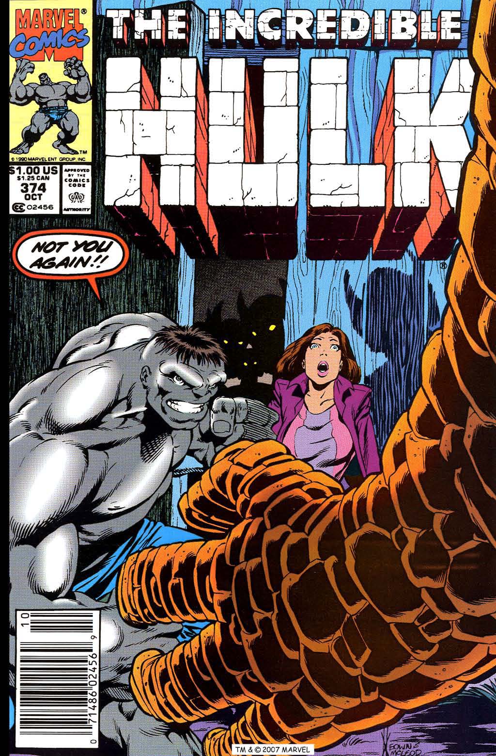Read online The Incredible Hulk (1968) comic -  Issue #374 - 1
