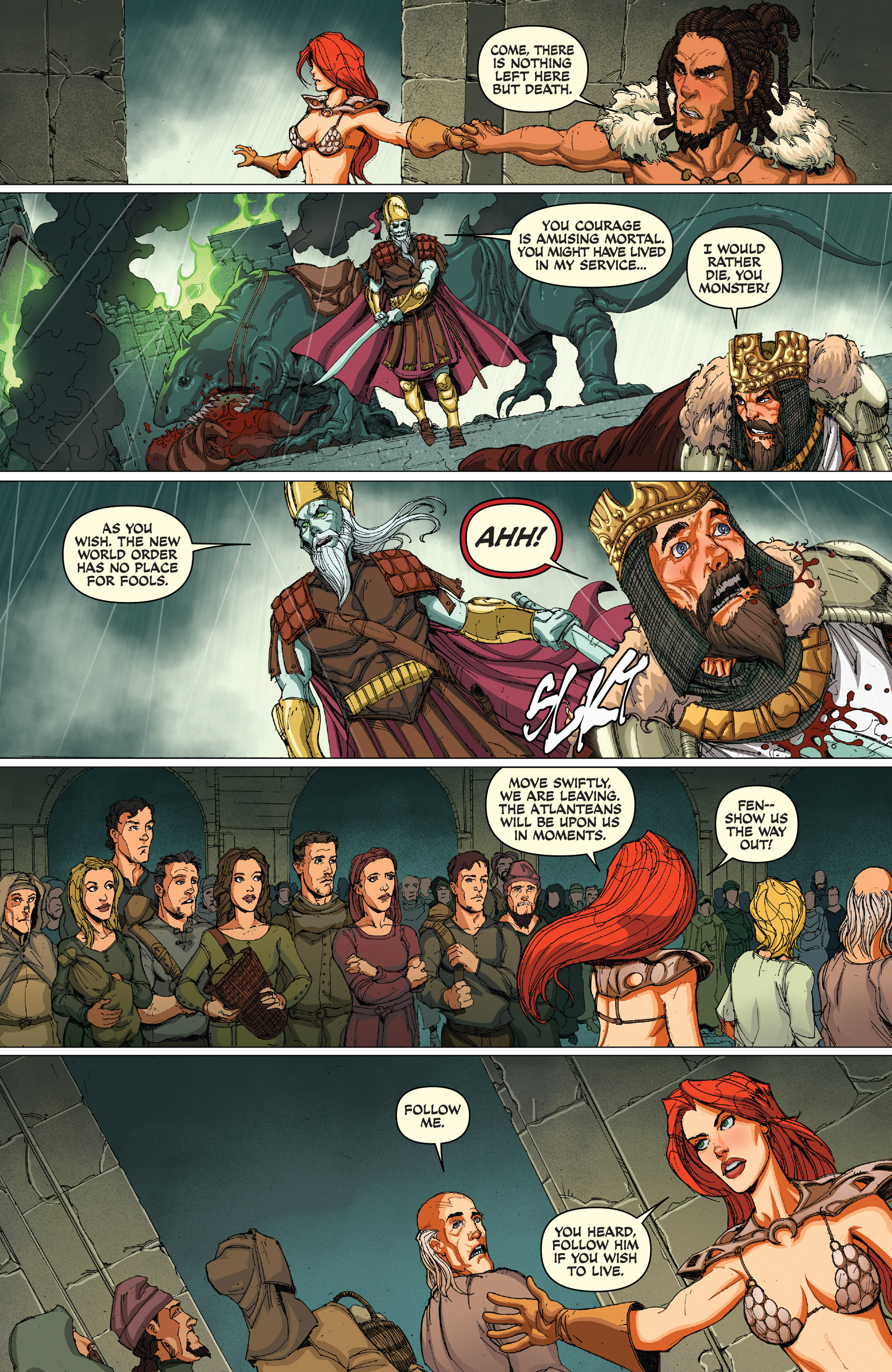 Read online Red Sonja: Atlantis Rises comic -  Issue #2 - 18