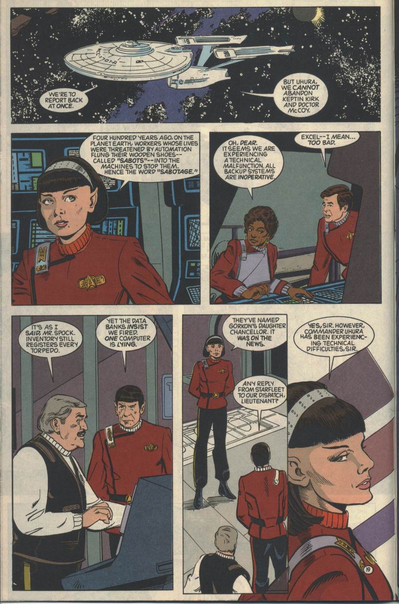 Read online Star Trek VI: The Undiscovered Country comic -  Issue # Full - 21