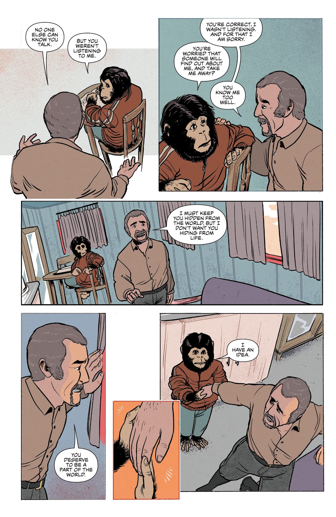 Read online Planet of the Apes: The Time of Man comic -  Issue # Full - 6