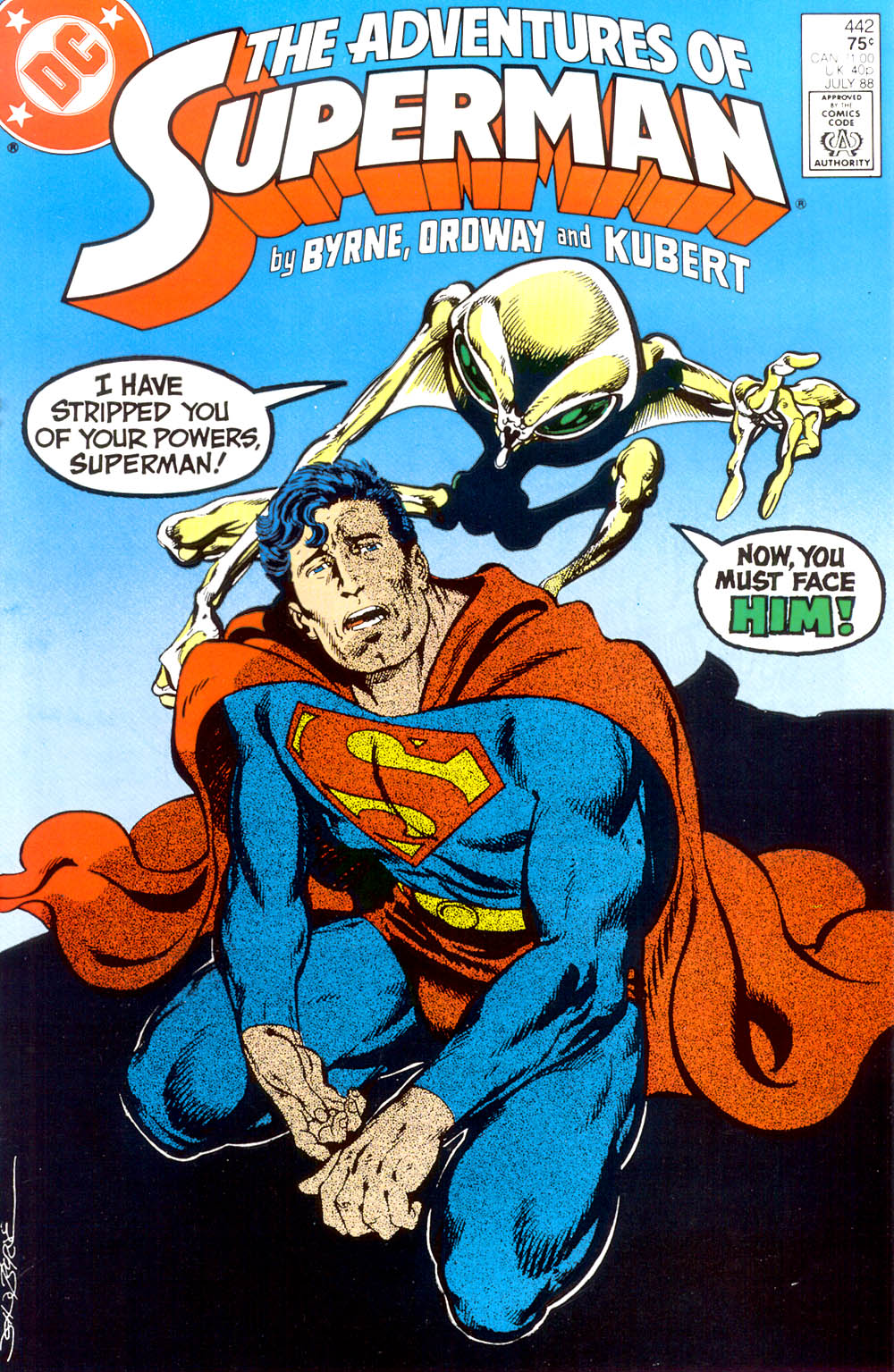 Read online Adventures of Superman (1987) comic -  Issue #442 - 1