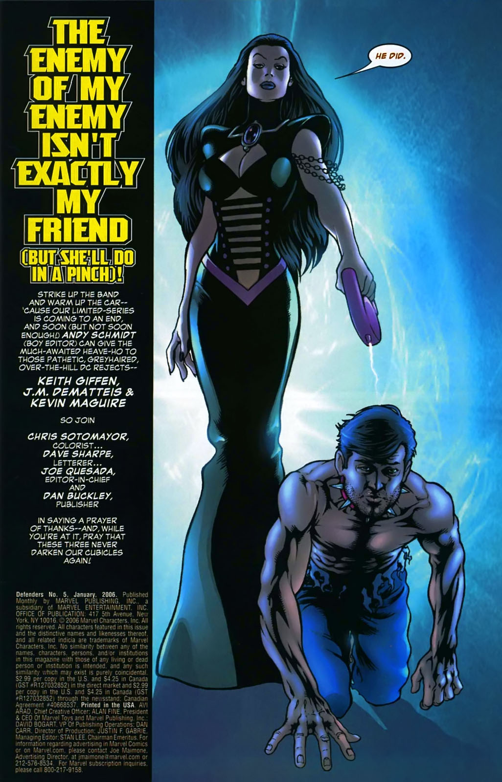 Read online Defenders (2005) comic -  Issue #5 - 6