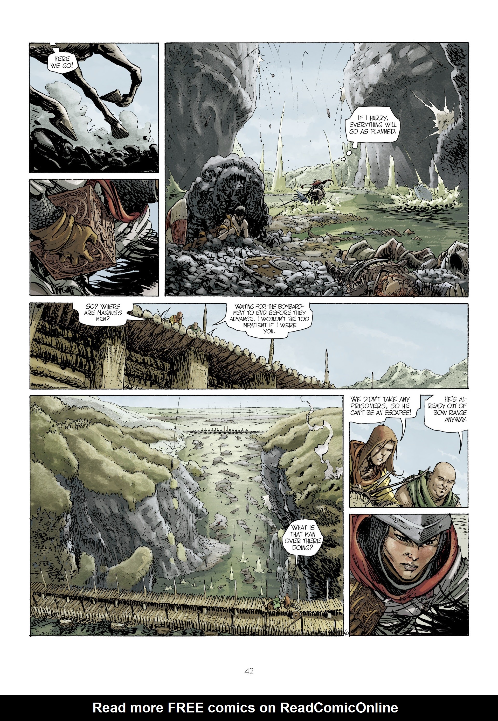 Read online Kriss of Valnor: Red as the Raheborg comic -  Issue # Full - 44