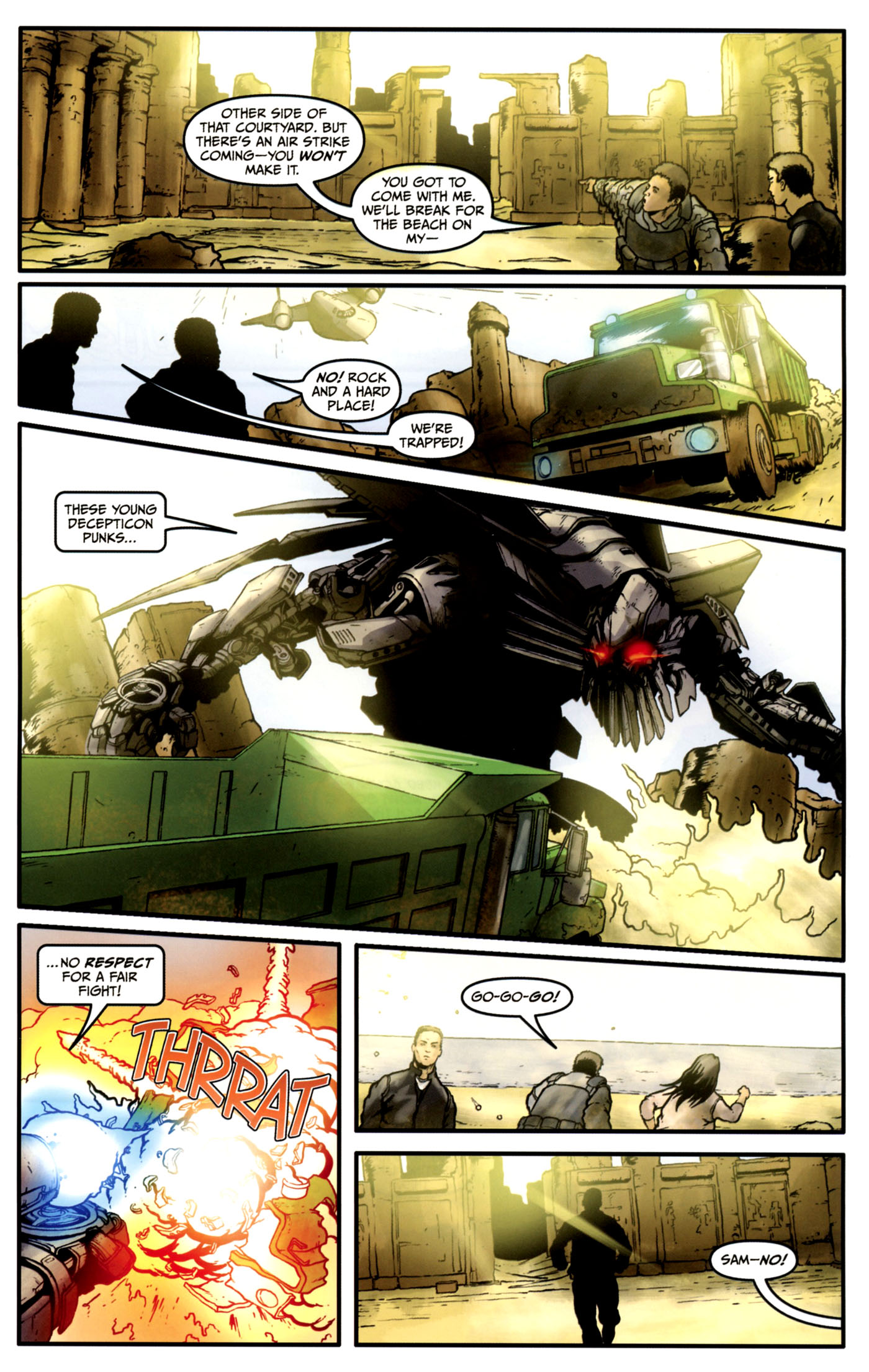 Read online Transformers: Revenge of the Fallen — Official Movie Adaptation comic -  Issue #4 - 17