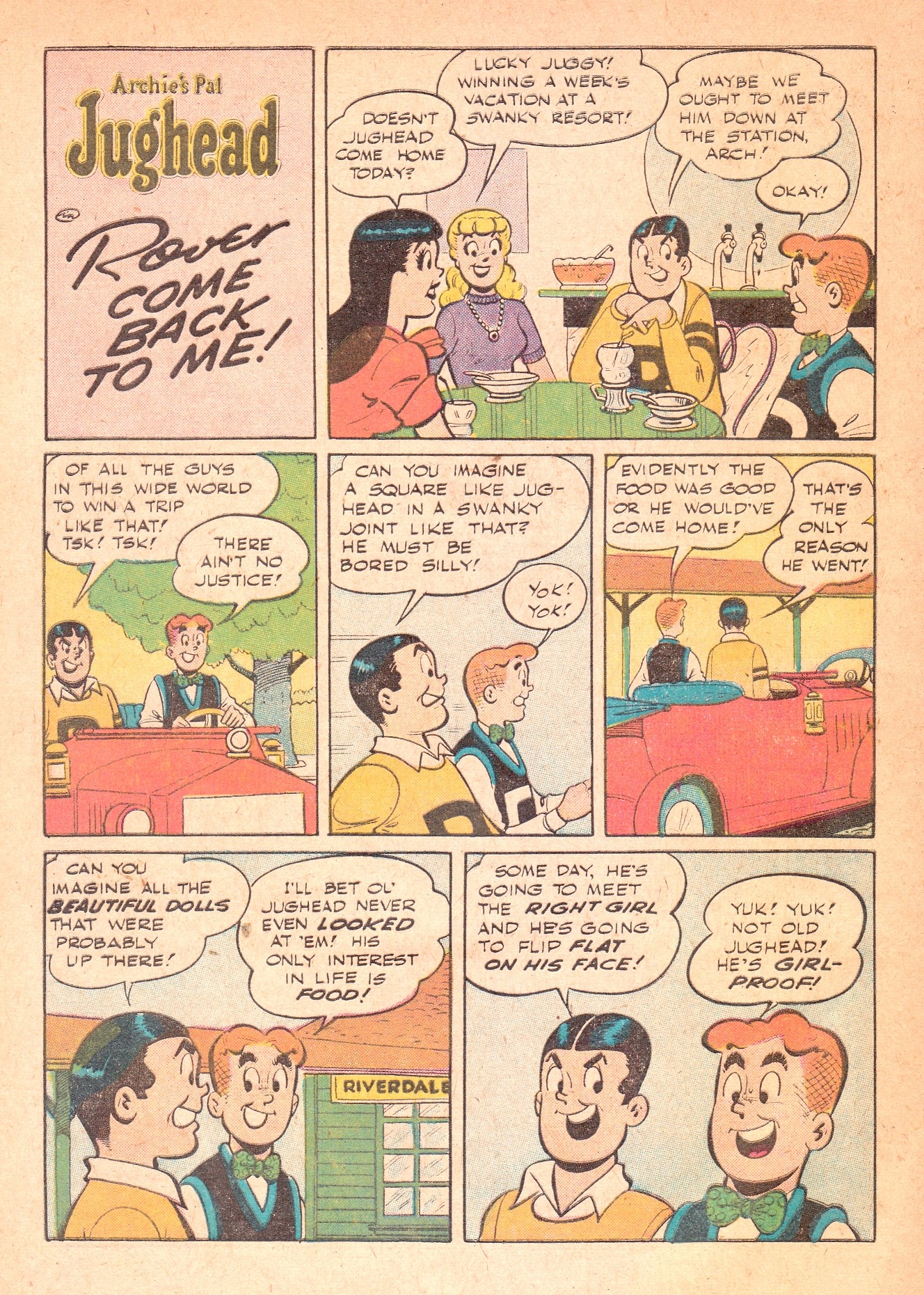 Read online Archie's Pal Jughead comic -  Issue #37 - 32