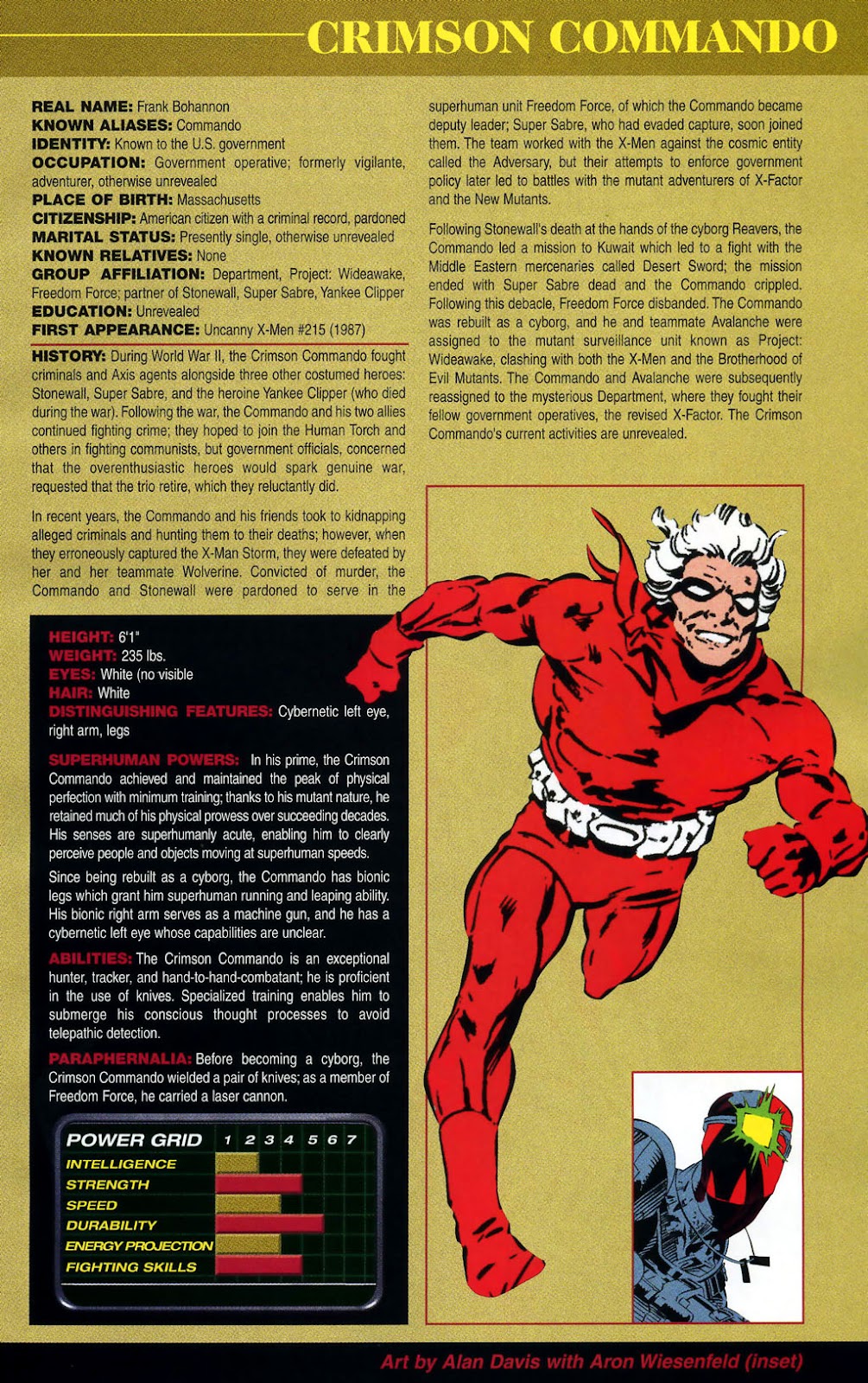 The Official Handbook of the Marvel Universe: Golden Age issue Full - Page 13