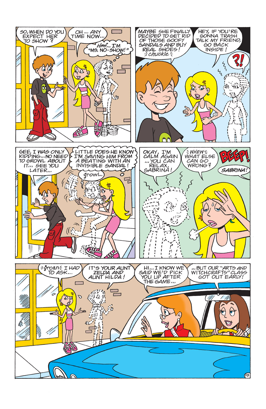 Read online Sabrina the Teenage Witch (2000) comic -  Issue #1 - 12