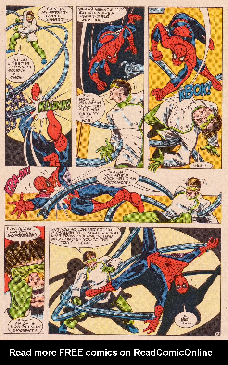 Read online Web of Spider-Man (1985) comic -  Issue #5 - 20