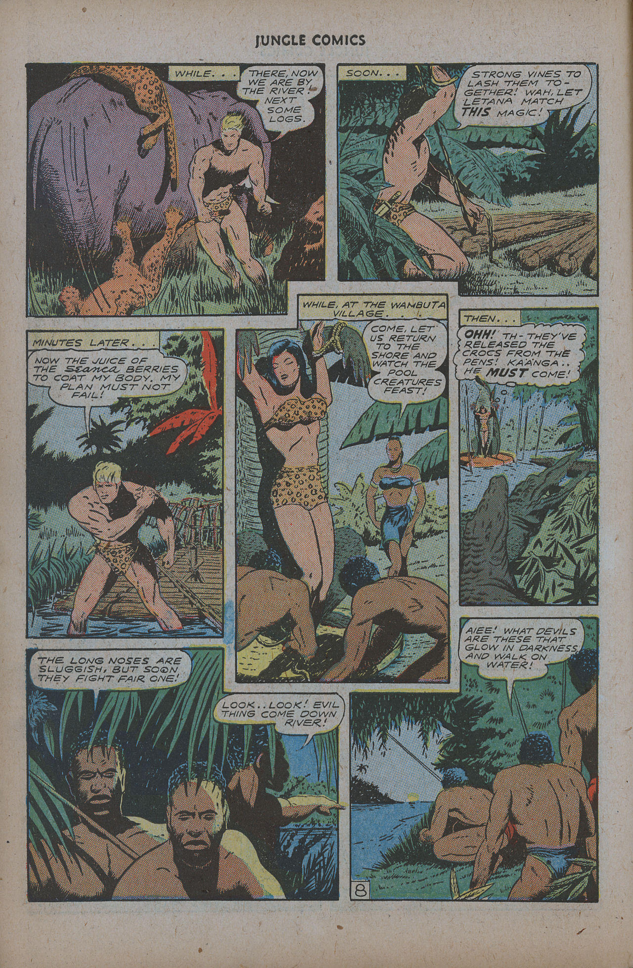 Read online Jungle Comics comic -  Issue #71 - 10