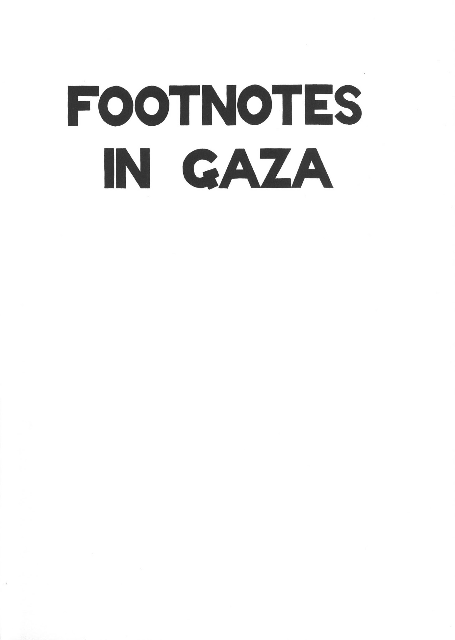 Read online Footnotes in Gaza comic -  Issue # TPB - 11