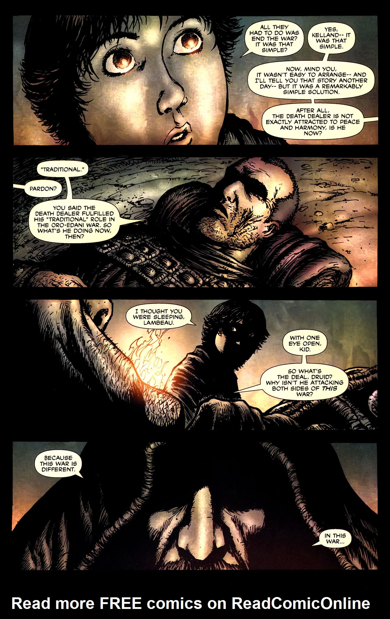 Read online Frank Frazetta's Death Dealer comic -  Issue #4 - 19