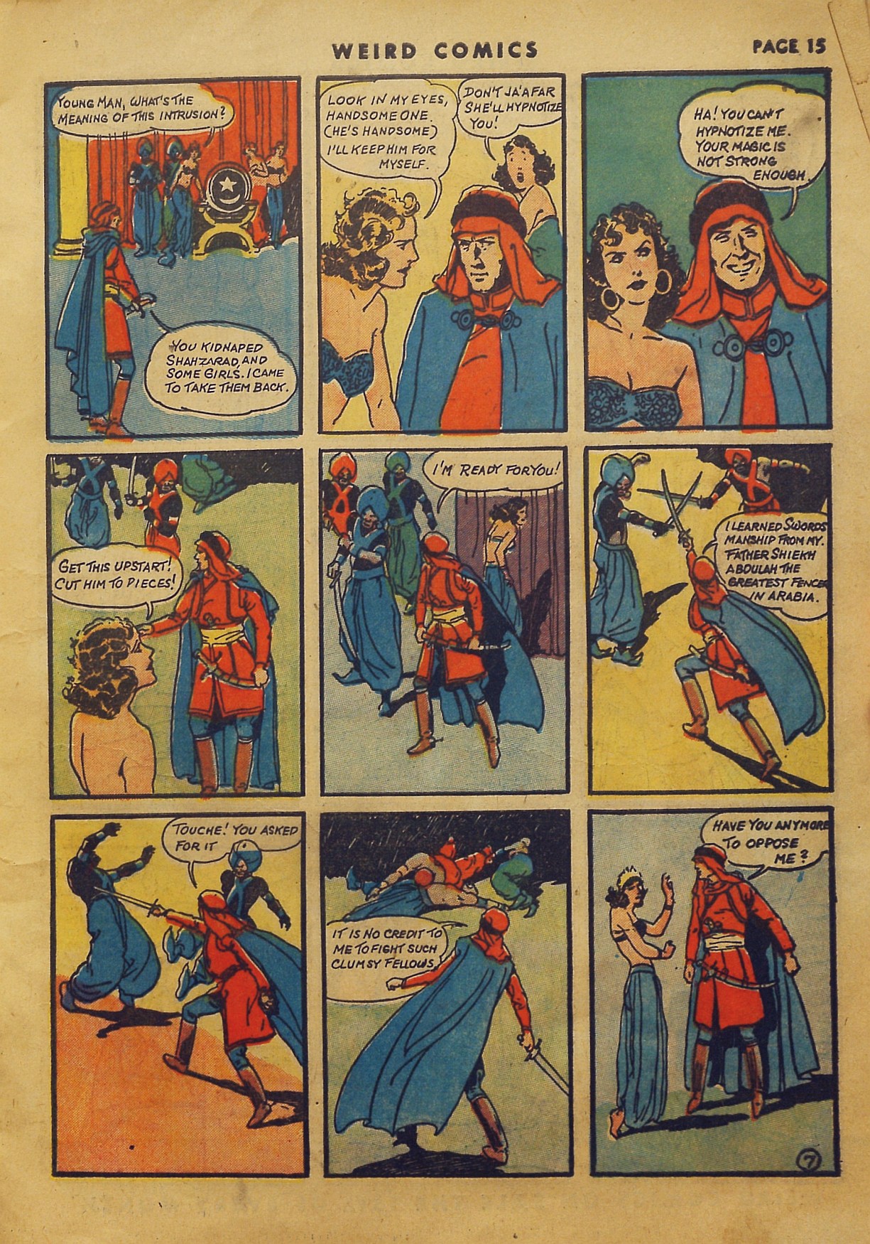 Read online Weird Comics comic -  Issue #6 - 16