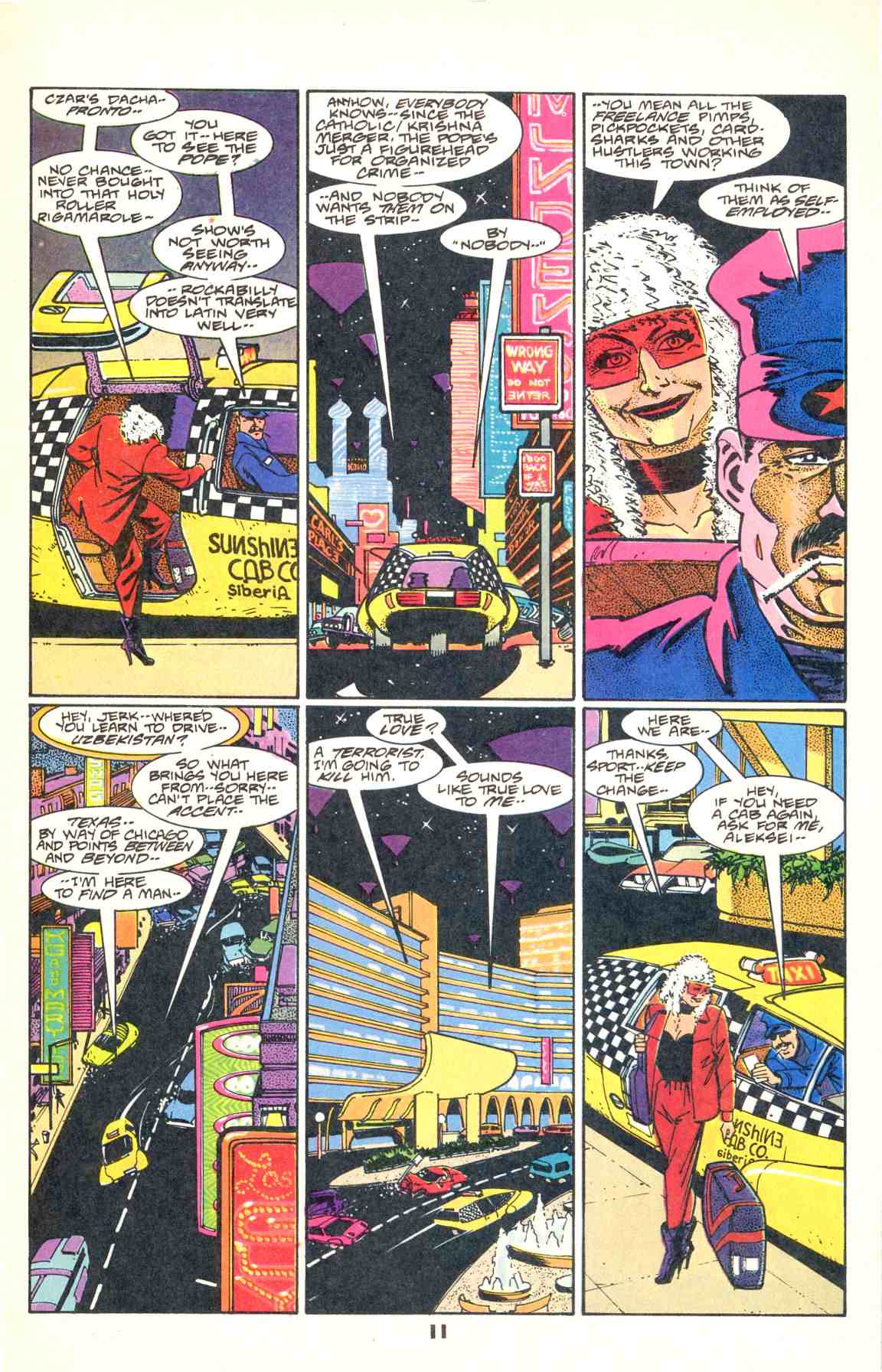 Read online Howard Chaykin's American Flagg comic -  Issue #10 - 13