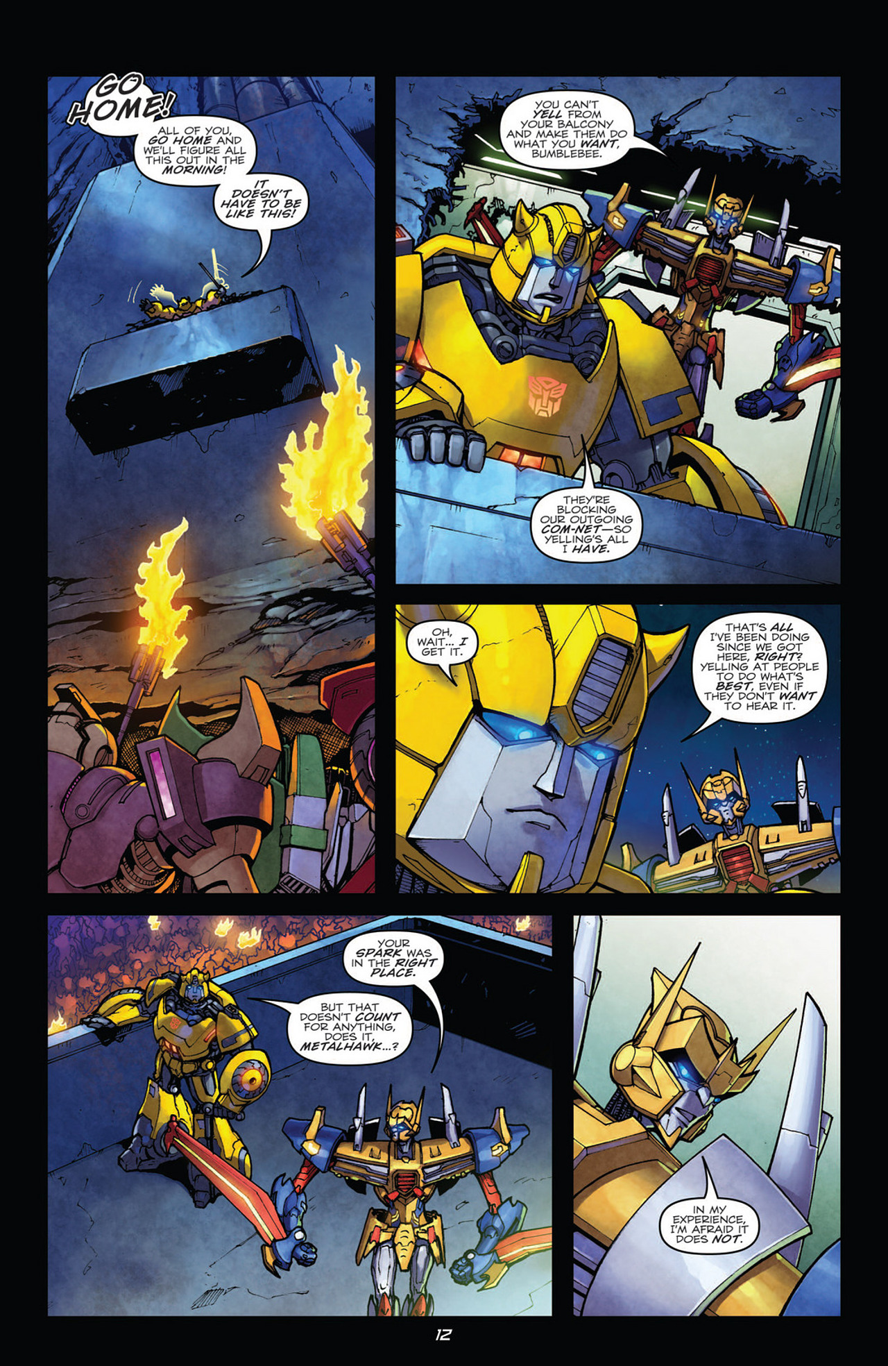 Read online Transformers: Robots In Disguise (2012) comic -  Issue #13 - 14