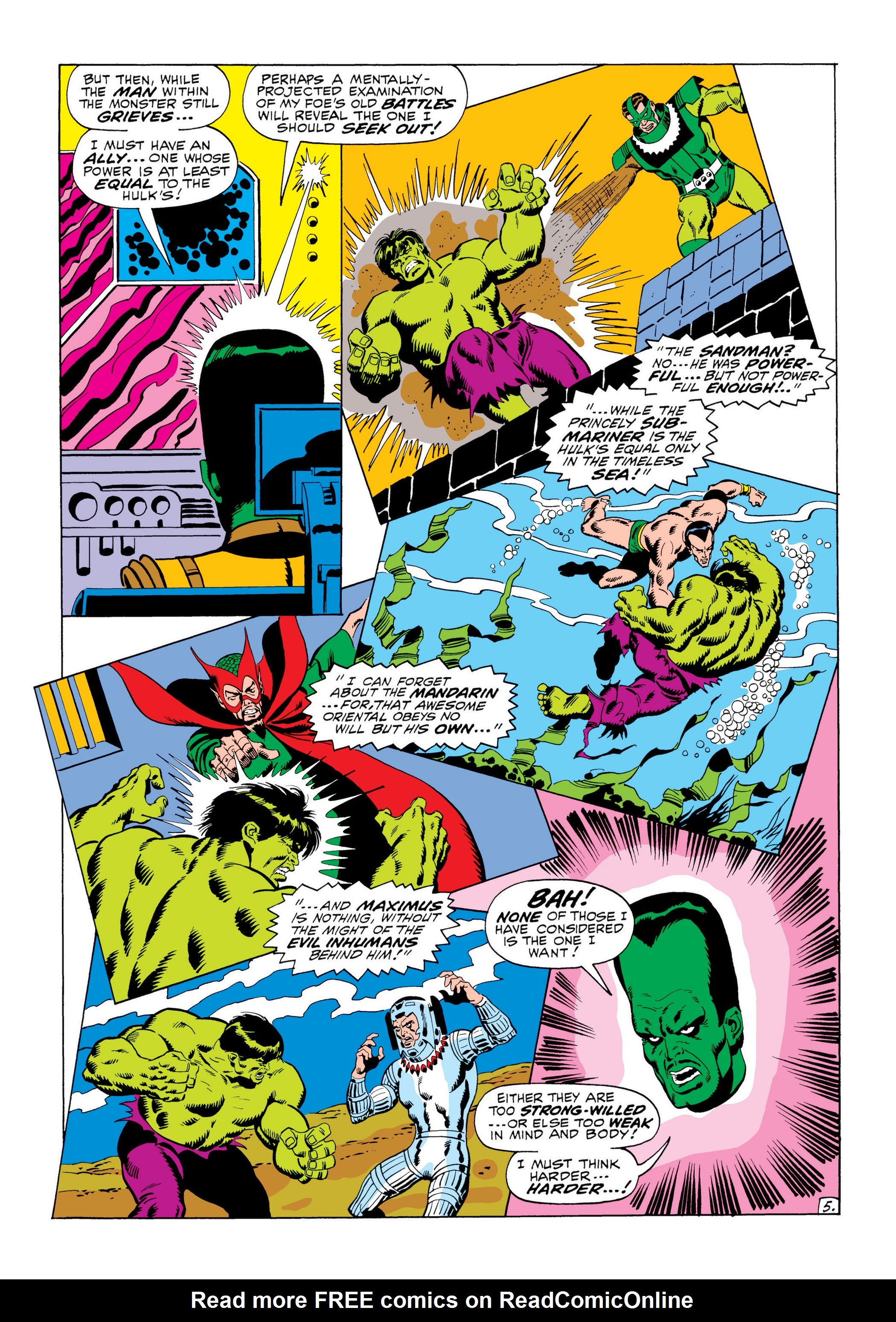 Read online Marvel Masterworks: The Incredible Hulk comic -  Issue # TPB 6 (Part 1) - 56