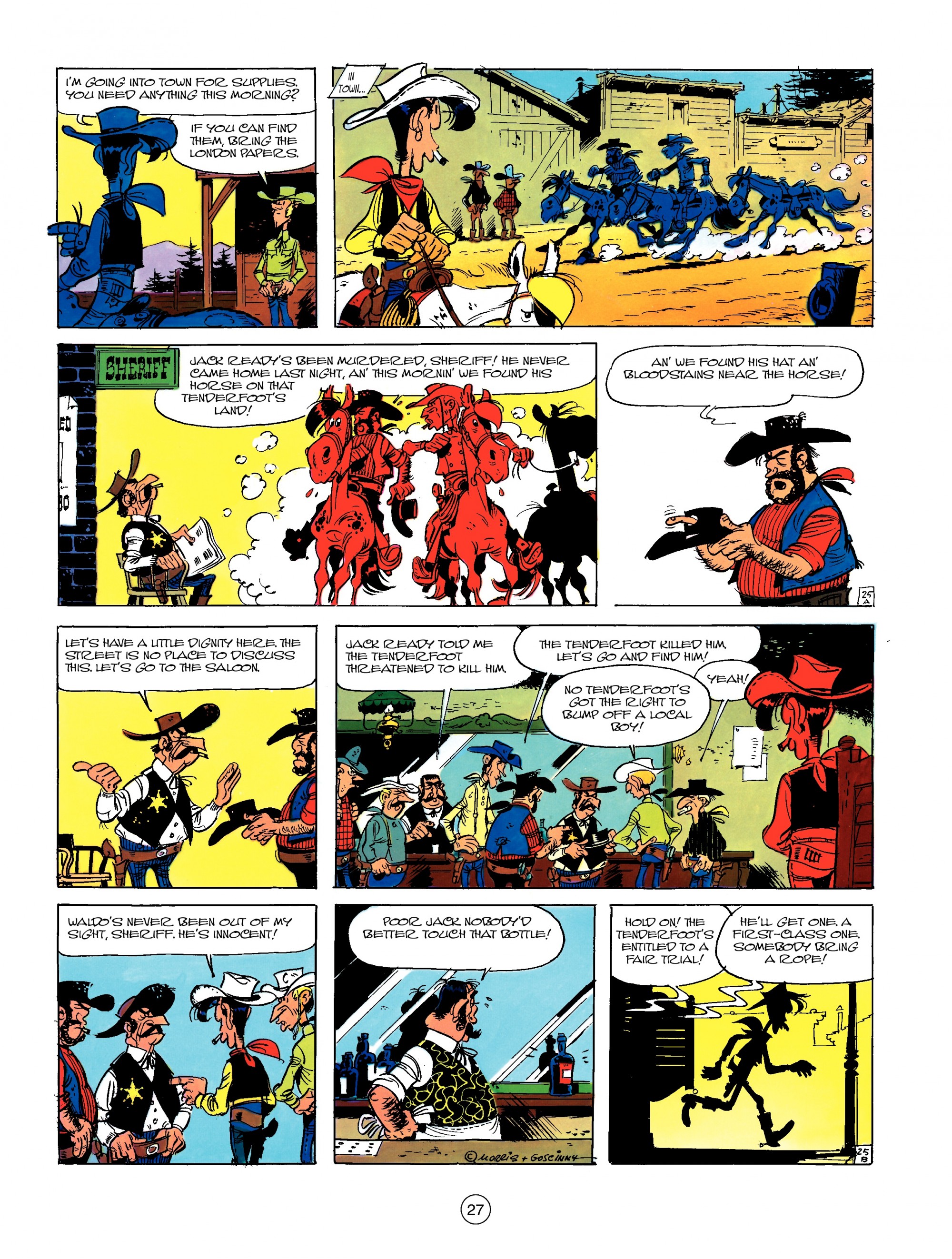 Read online A Lucky Luke Adventure comic -  Issue #13 - 27