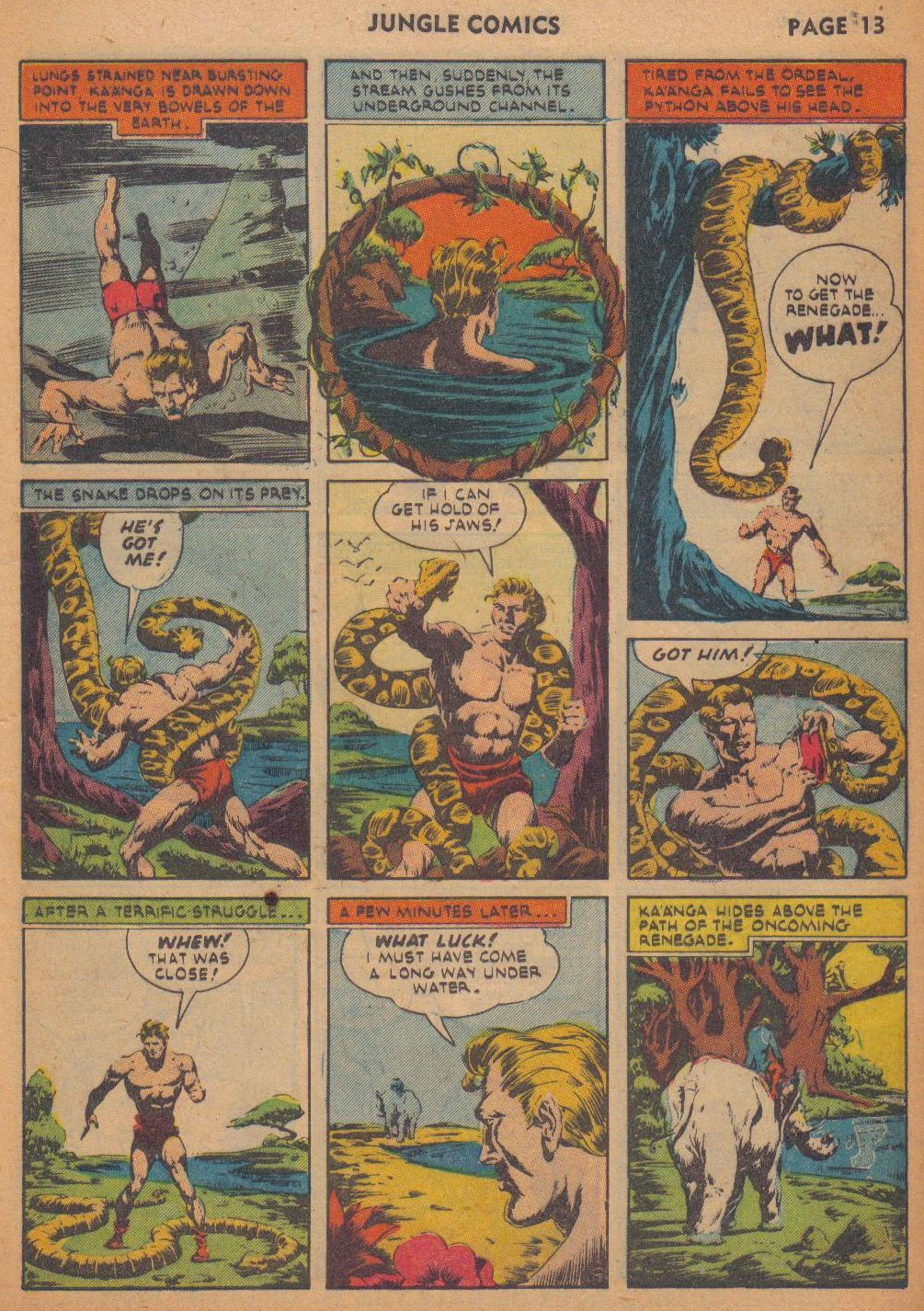 Read online Jungle Comics comic -  Issue #29 - 14