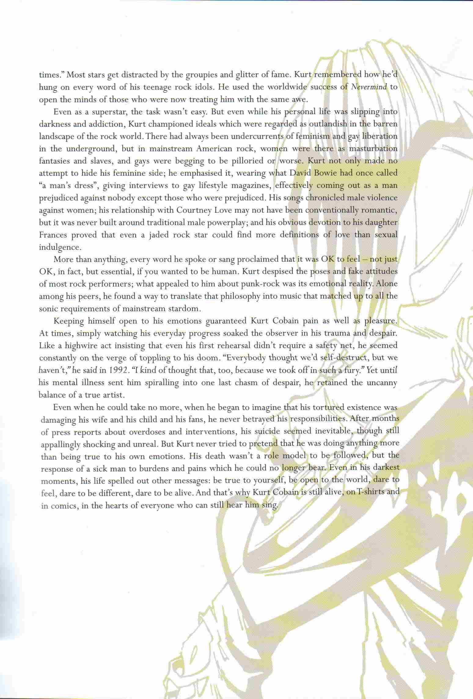 Read online GodSpeed: The Kurt Cobain Graphic comic -  Issue # TPB - 8