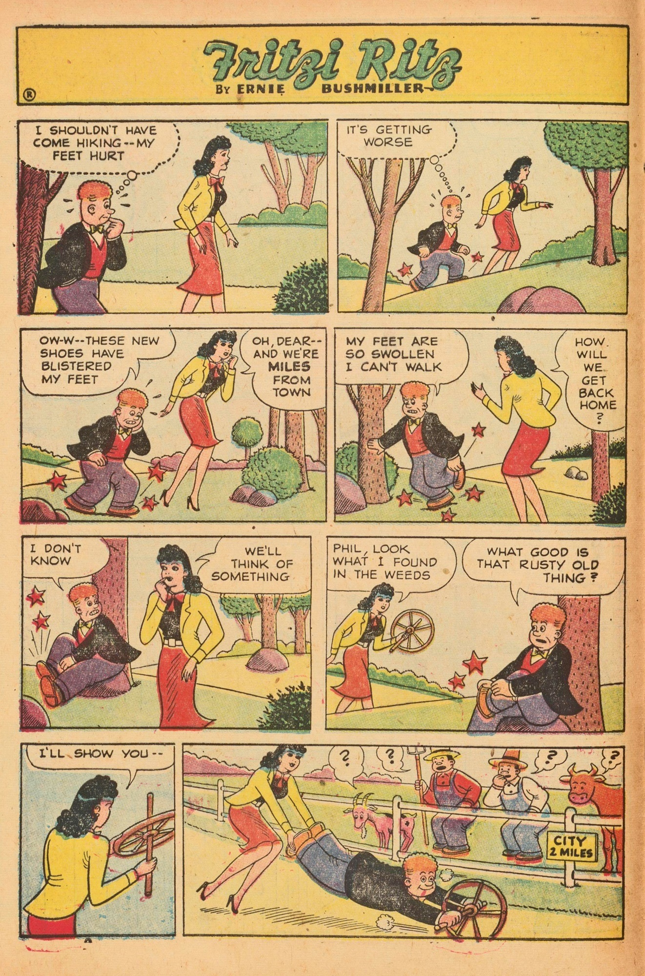 Read online Fritzi Ritz (1953) comic -  Issue #39 - 10