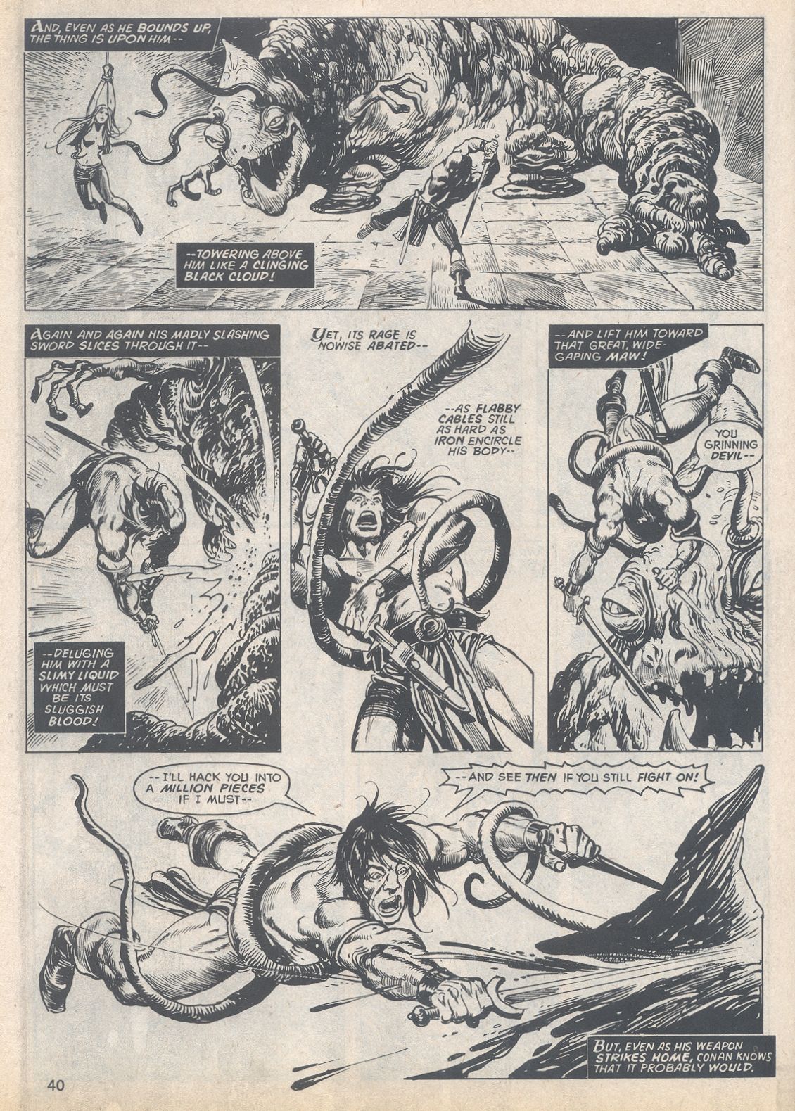 Read online The Savage Sword Of Conan comic -  Issue #20 - 40