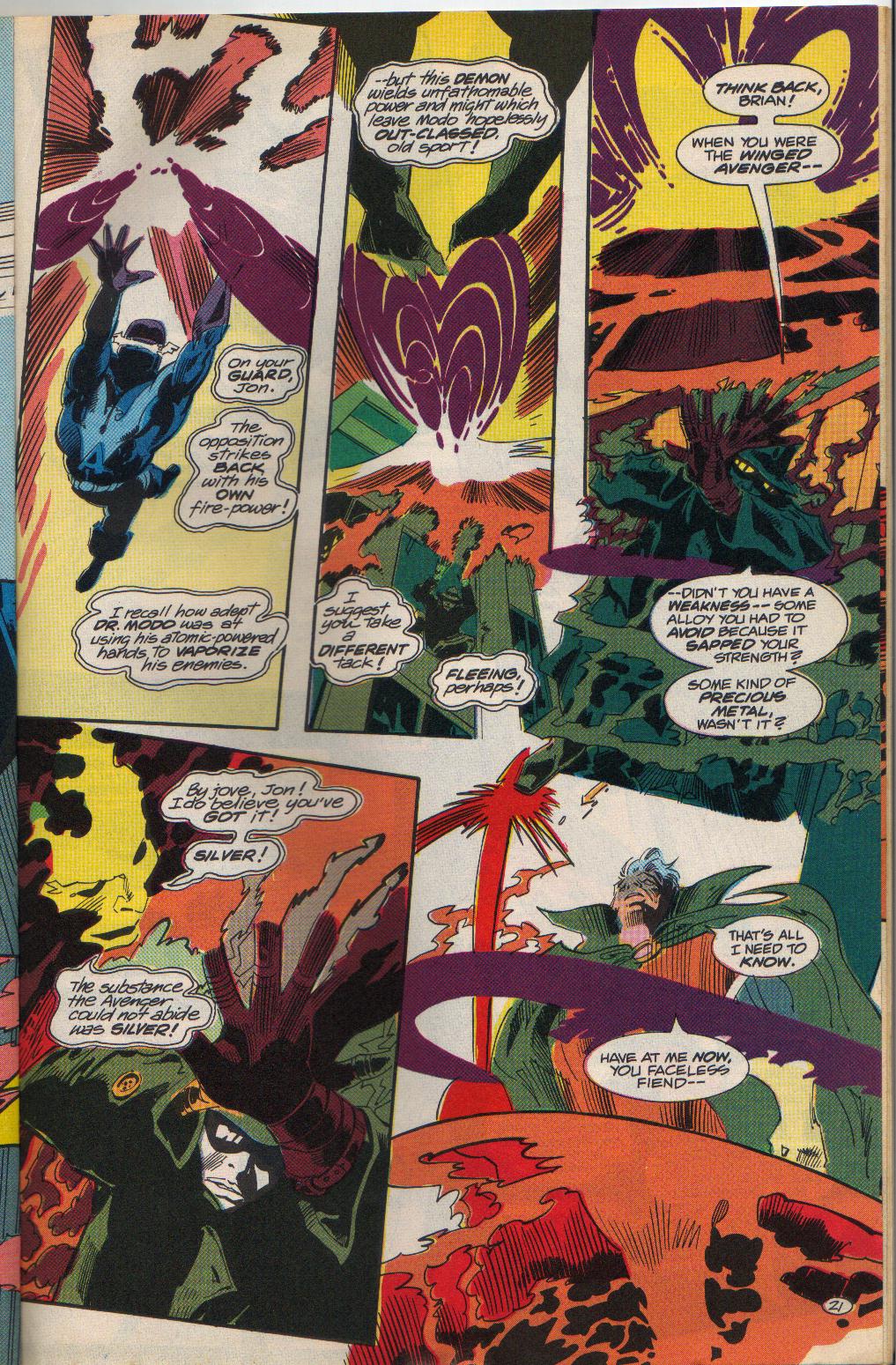 Read online Silverblade comic -  Issue #4 - 22