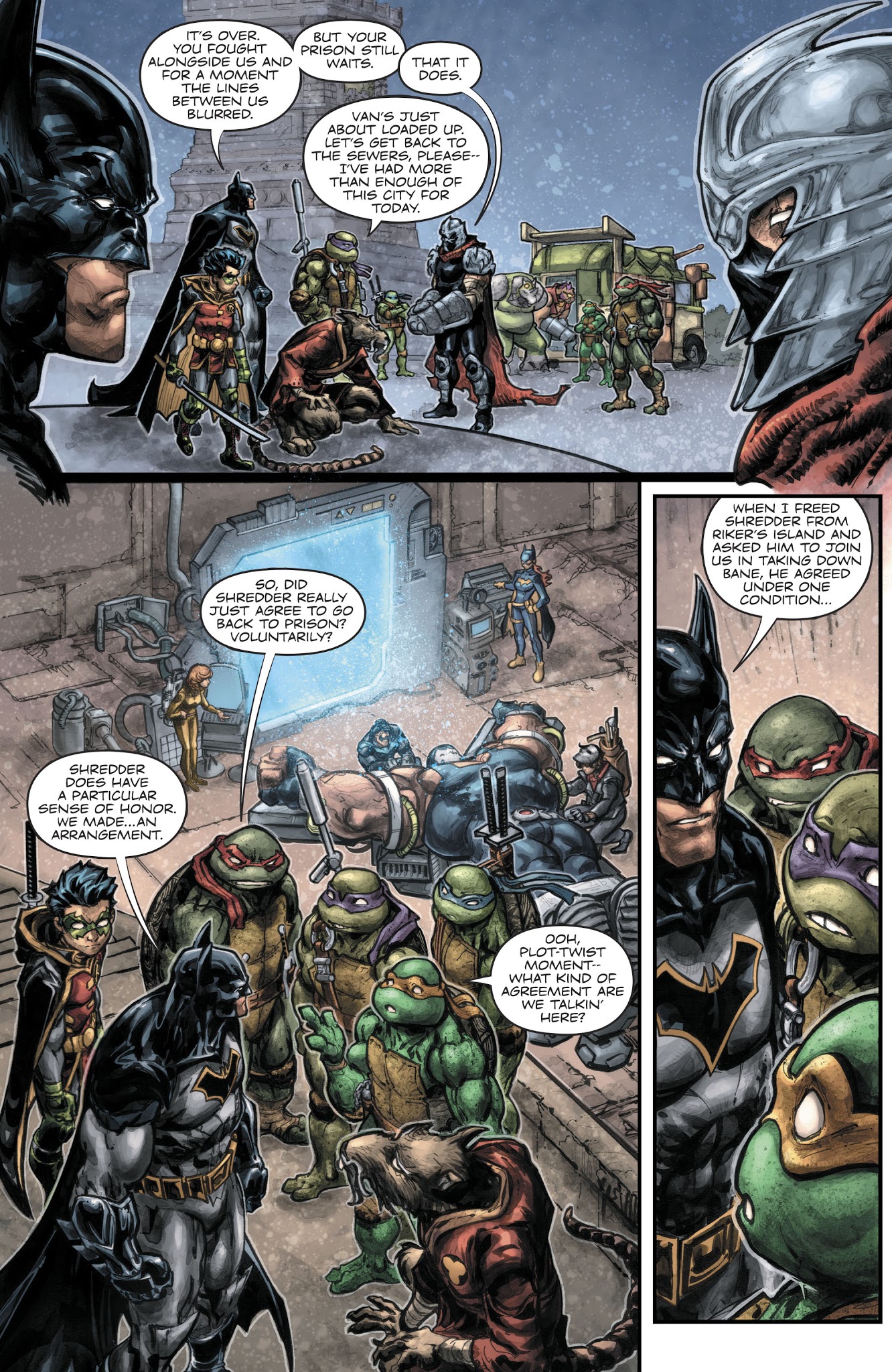 Read online Batman/Teenage Mutant Ninja Turtles II comic -  Issue #6 - 20