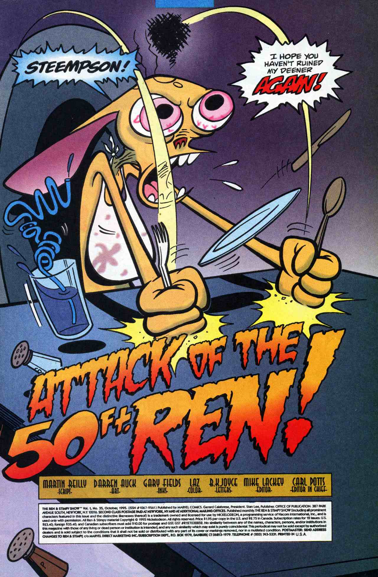 Read online The Ren & Stimpy Show comic -  Issue #35 - 2