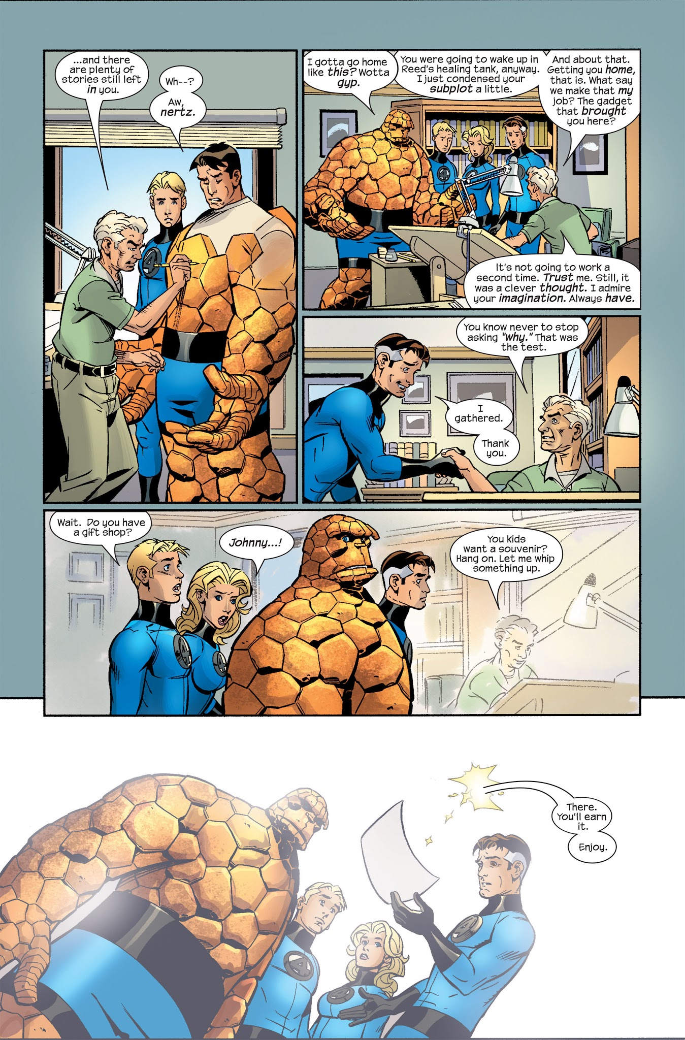 Read online Fantastic Four by Waid & Wieringo Ultimate Collection comic -  Issue # TPB 3 - 204