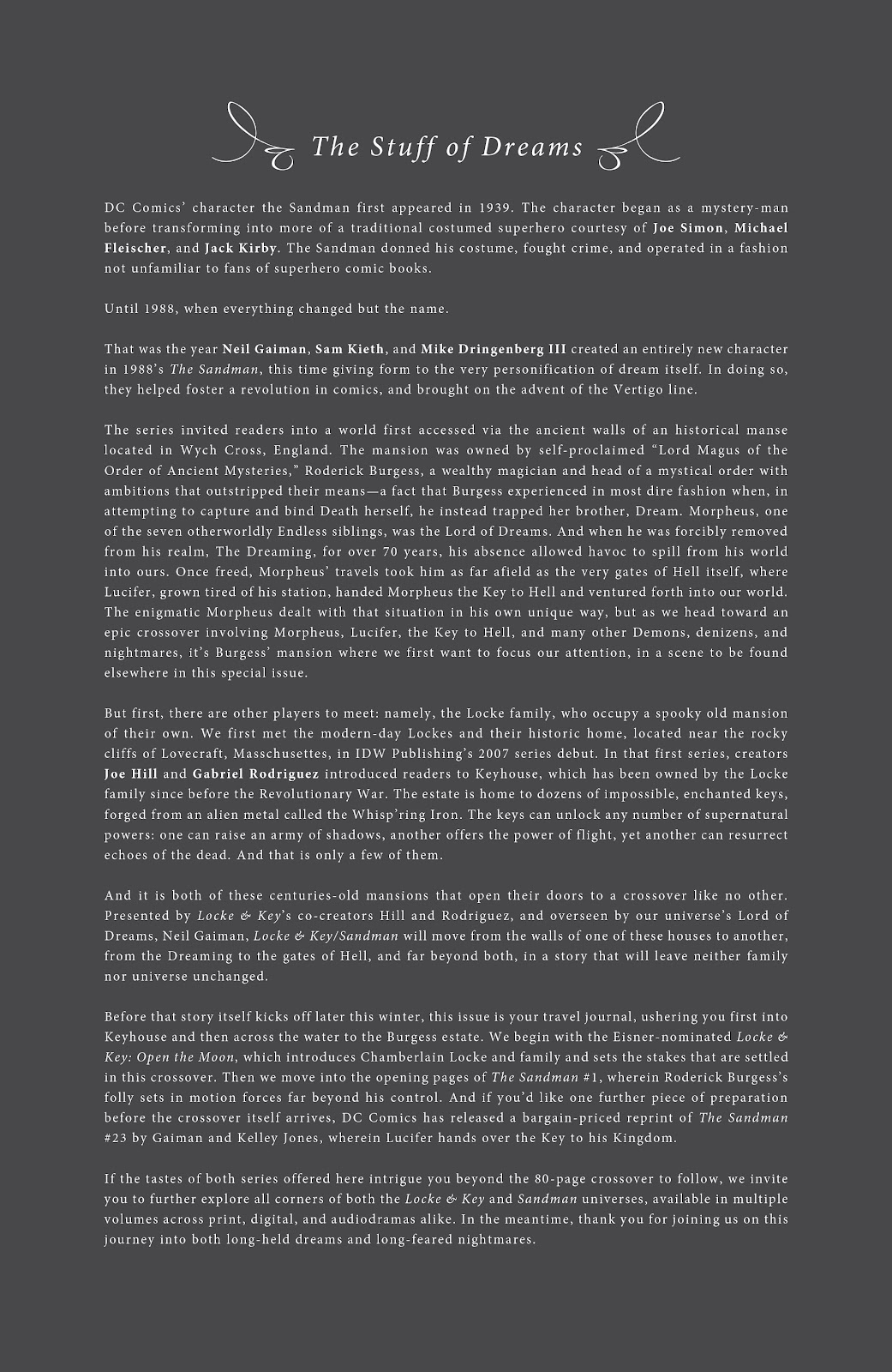 Locke & Key/Sandman: Hell & Gone issue 0 - Page 3