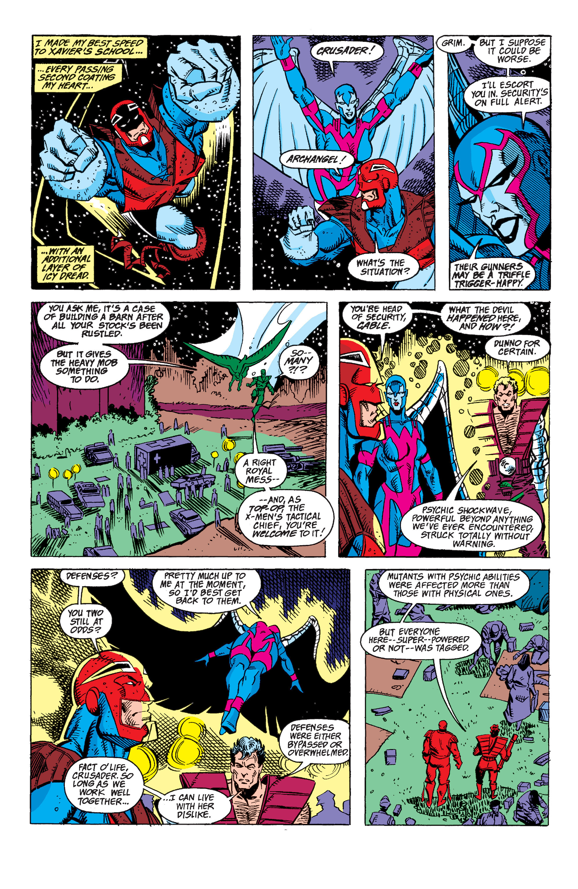 Read online Excalibur (1988) comic -  Issue #22 - 5